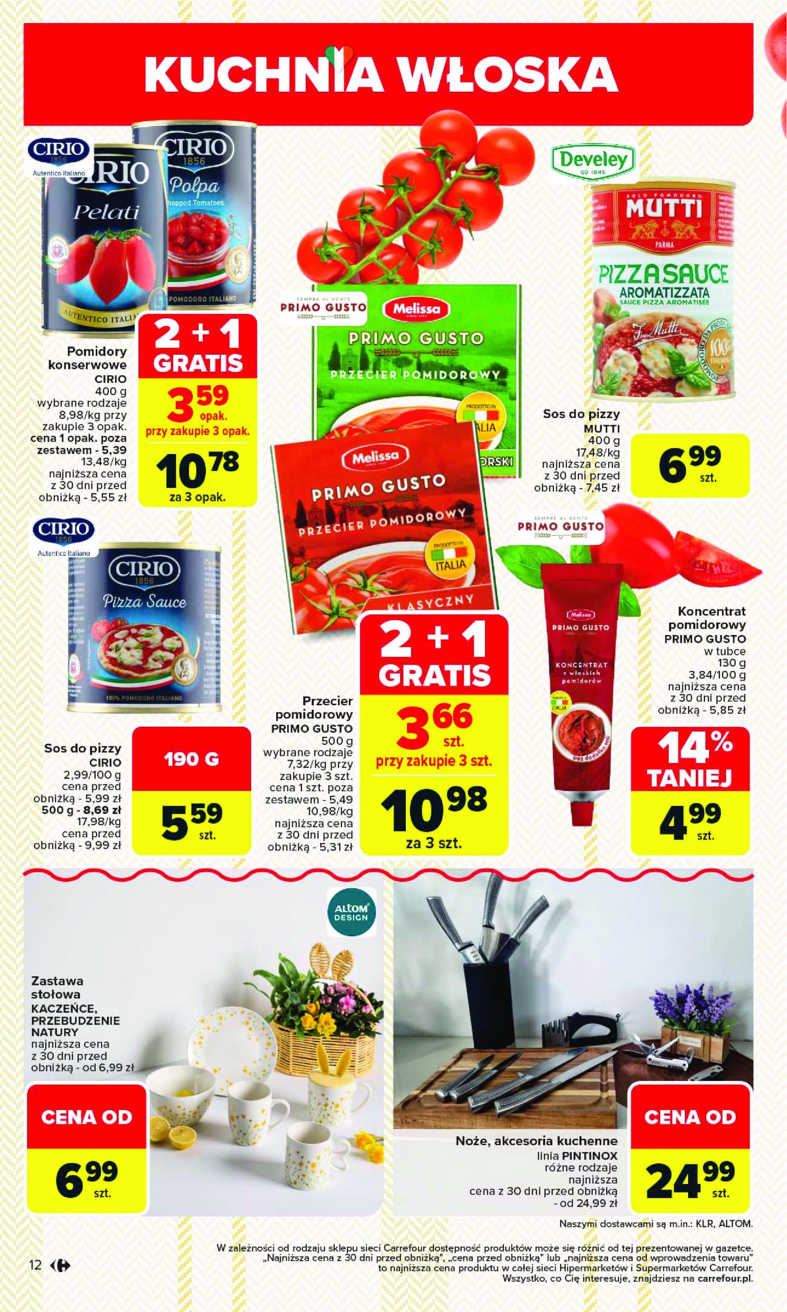 carrefour - Carrefour - Kuchnia włoska gazetka ważna od 12.05. - 24.05. - page: 12