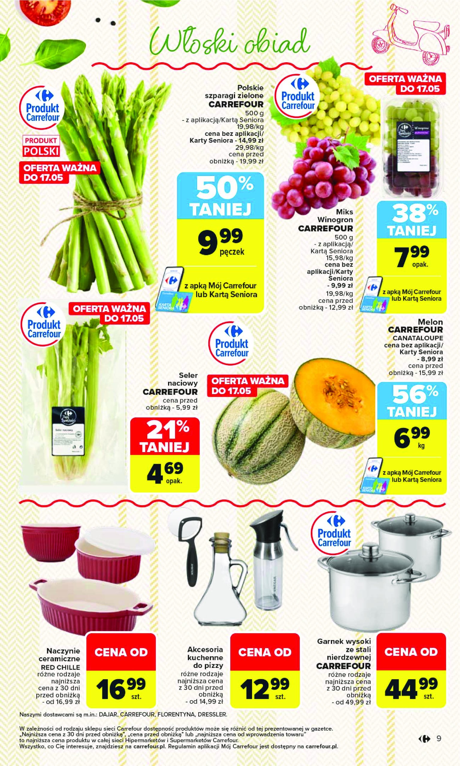 carrefour - Carrefour - Kuchnia włoska gazetka ważna od 12.05. - 24.05. - page: 9