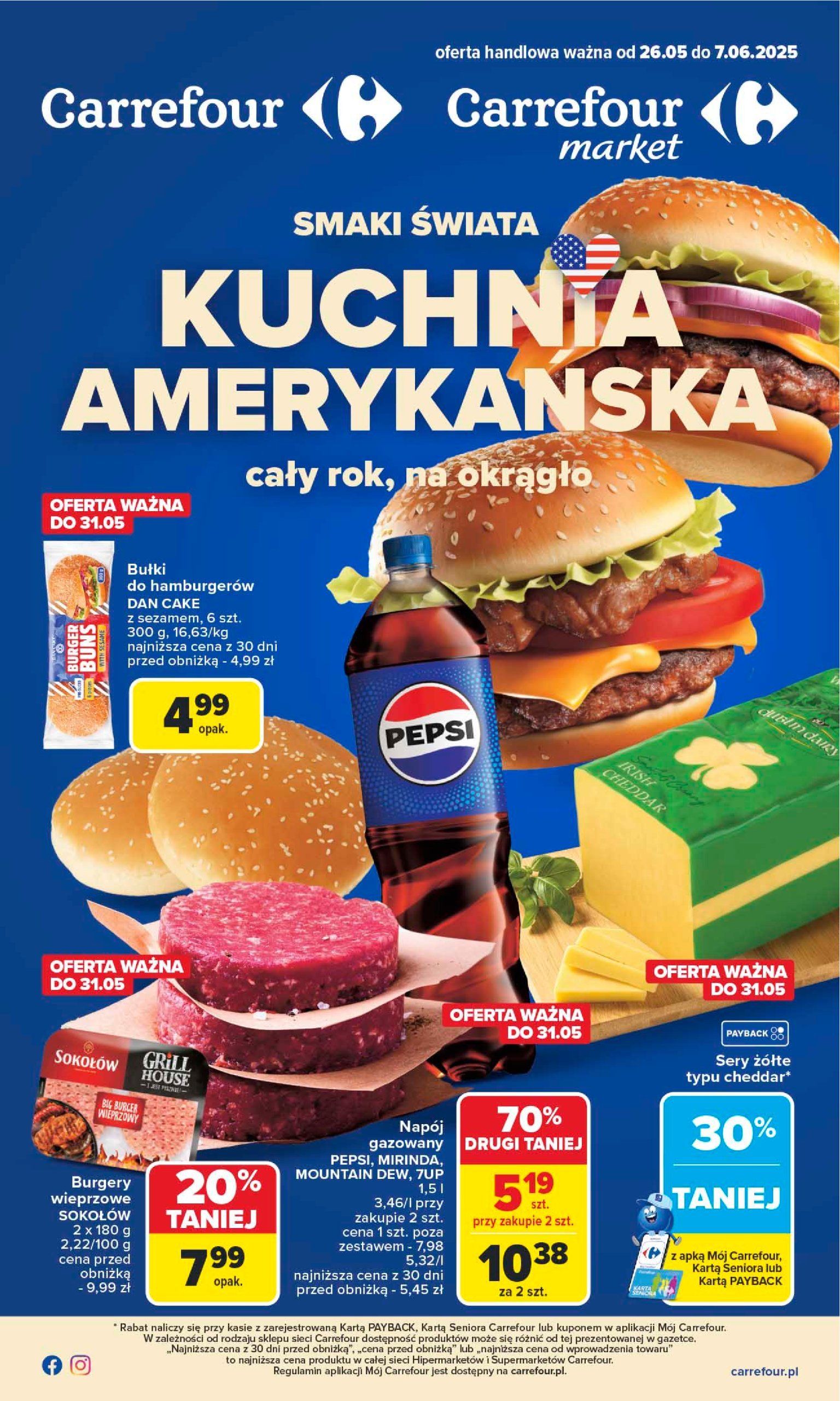 carrefour - Carrefour - Kuchnia amerykańska gazetka ważna od 26.05. - 07.06.