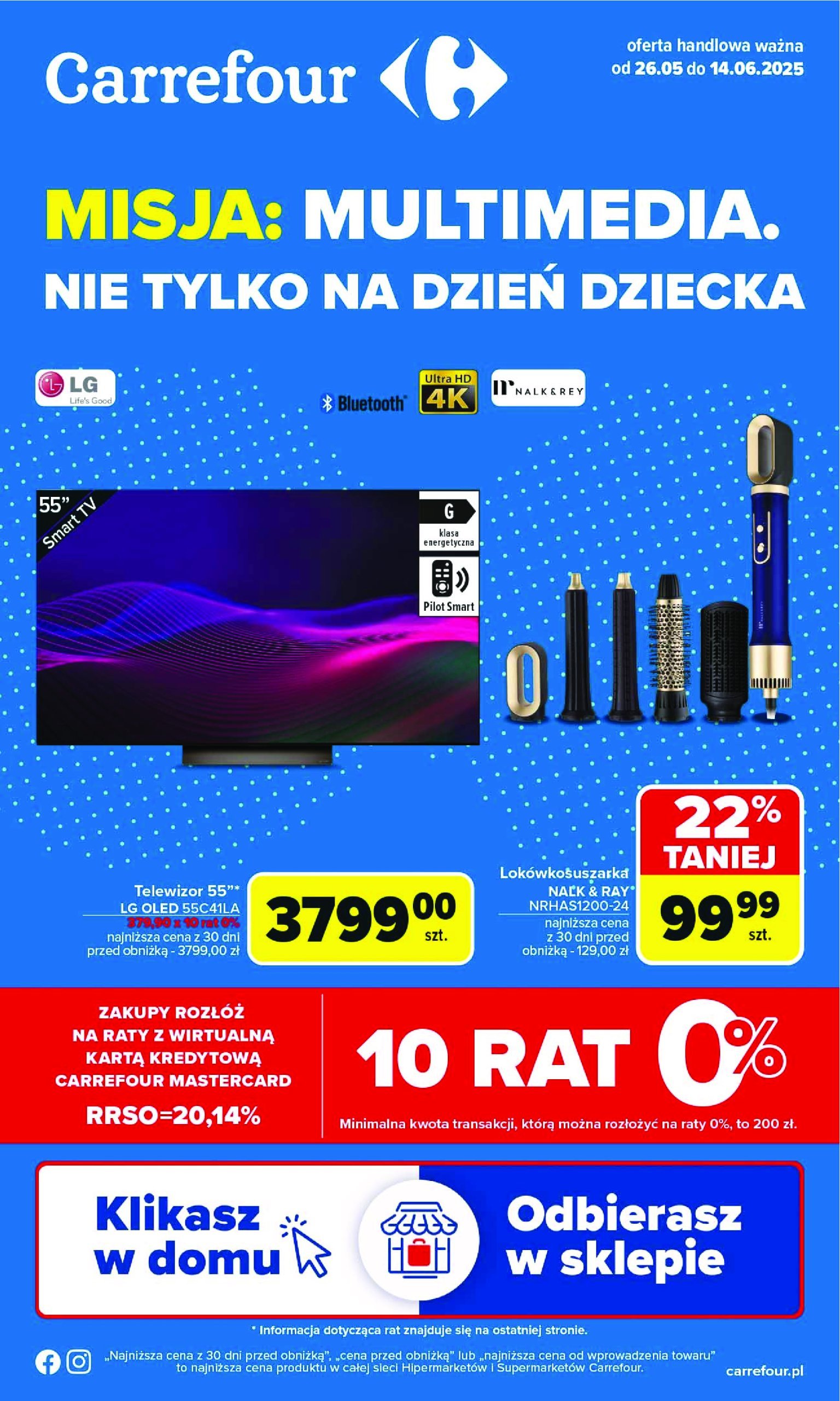carrefour - Carrefour - Multimedia gazetka ważna od 26.05. - 14.06. - page: 1