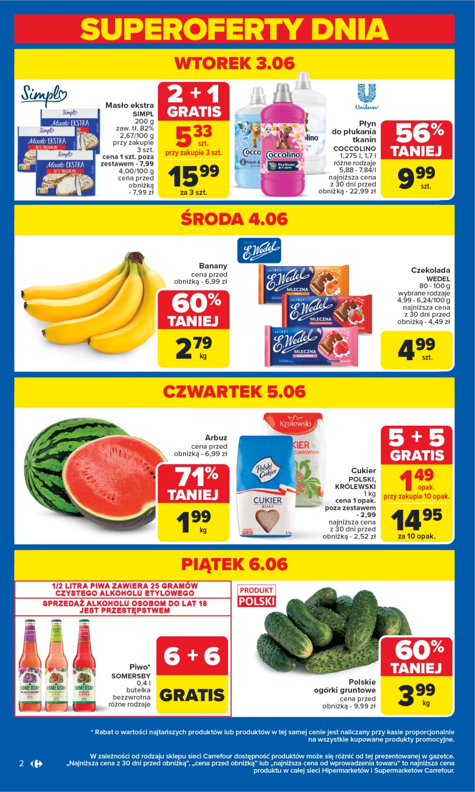 carrefour - Carrefour - Zmieniamy sie dla Ciebie Warszawa Targówek gazetka ważna od 02.06. - 07.06. - page: 2 carrefour - Carrefour - Zmieniamy sie dla Ciebie Warszawa Targówek gazetka ważna od 02.06. - 07.06. - page: 2