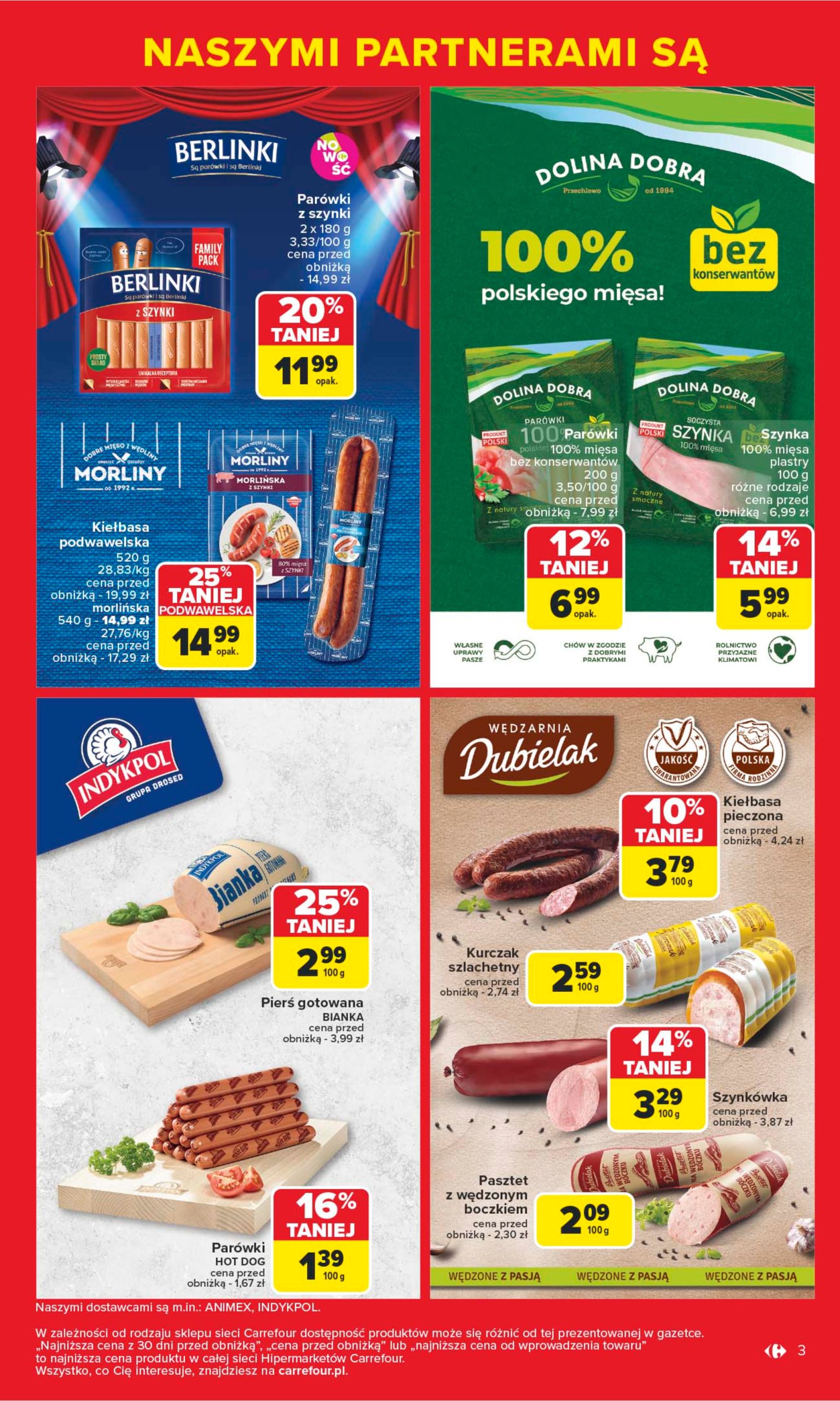 carrefour - Gazetka Carrefour - Markowe okazje czekają ważna od 09.06. - 21.06. - page: 3 carrefour - Gazetka Carrefour - Markowe okazje czekają ważna od 09.06. - 21.06. - page: 3