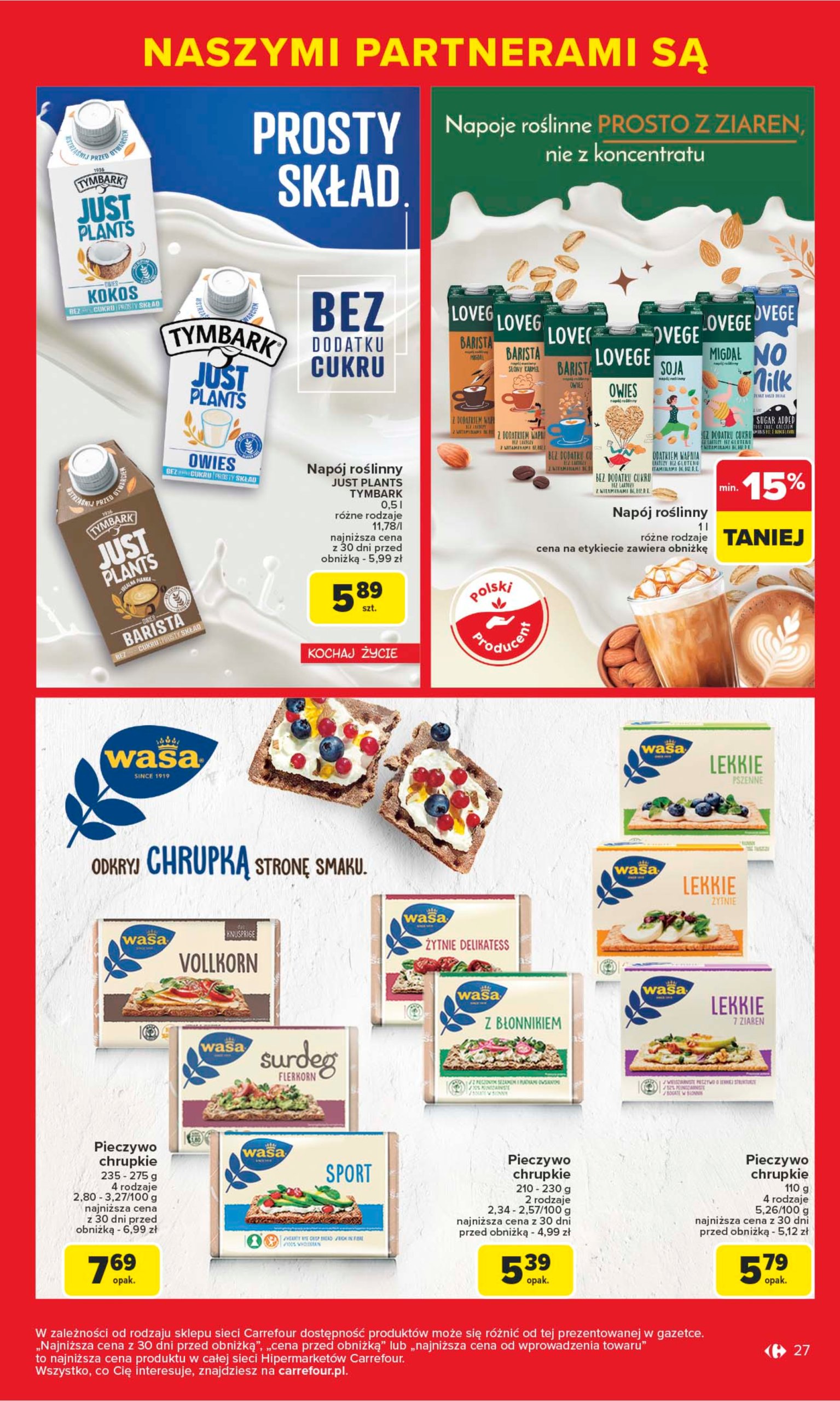 carrefour - Gazetka Carrefour - Markowe okazje czekają ważna od 09.06. - 21.06. - page: 27 carrefour - Gazetka Carrefour - Markowe okazje czekają ważna od 09.06. - 21.06. - page: 27