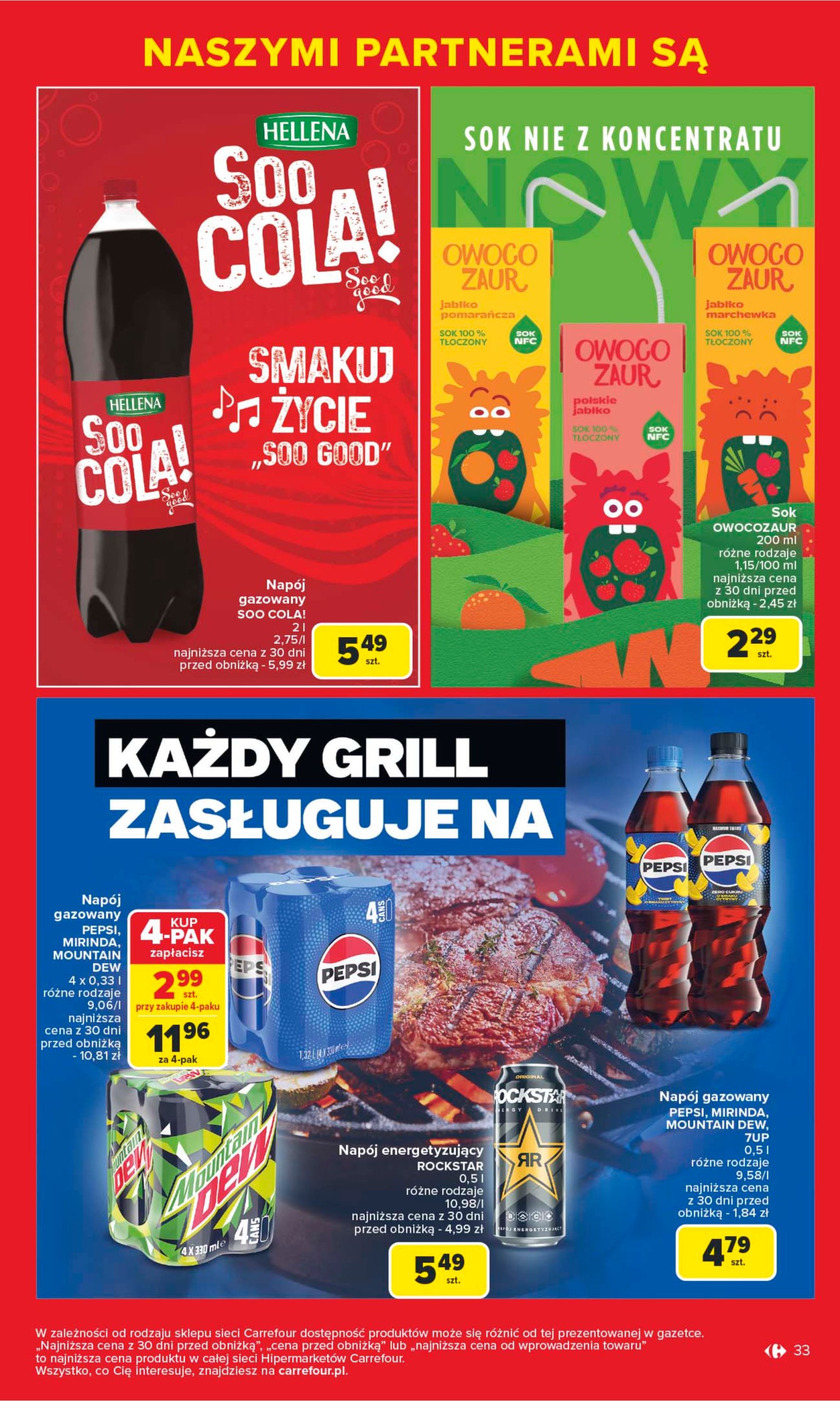 carrefour - Gazetka Carrefour - Markowe okazje czekają ważna od 09.06. - 21.06. - page: 33 carrefour - Gazetka Carrefour - Markowe okazje czekają ważna od 09.06. - 21.06. - page: 33