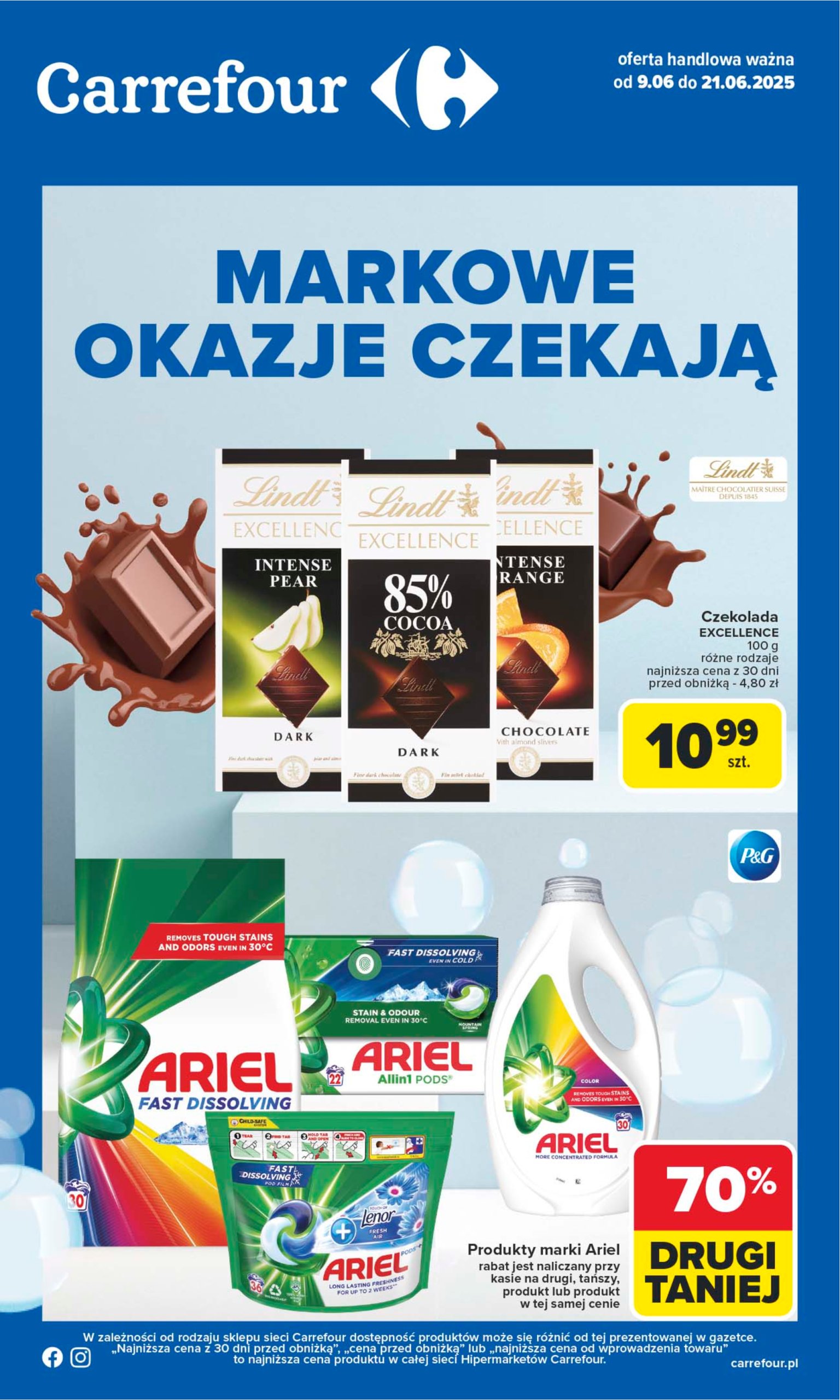 carrefour - Gazetka Carrefour - Markowe okazje czekają ważna od 09.06. - 21.06.