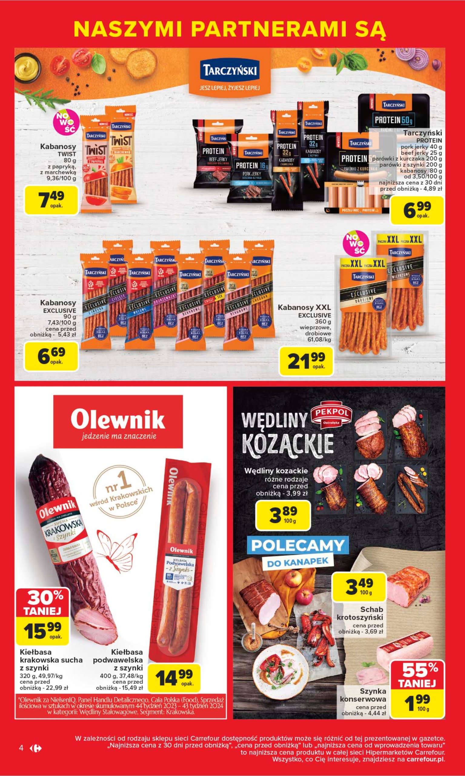 carrefour - Gazetka Carrefour - Markowe okazje czekają ważna od 09.06. - 21.06. - page: 4 carrefour - Gazetka Carrefour - Markowe okazje czekają ważna od 09.06. - 21.06. - page: 4