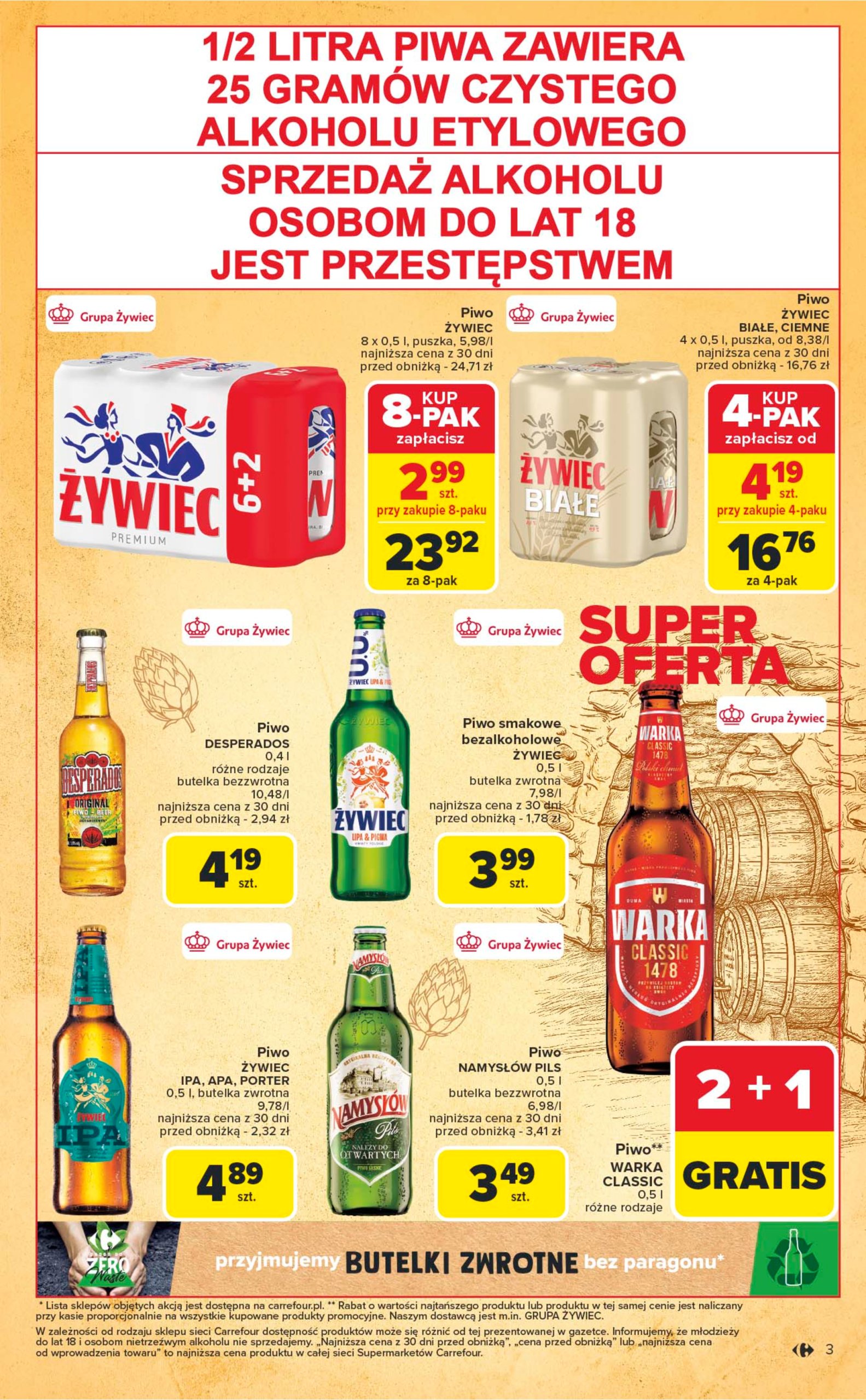 carrefour - Gazetka Carrefour Market - Festiwal piwa ważna od 16.06. - 29.06. - page: 3