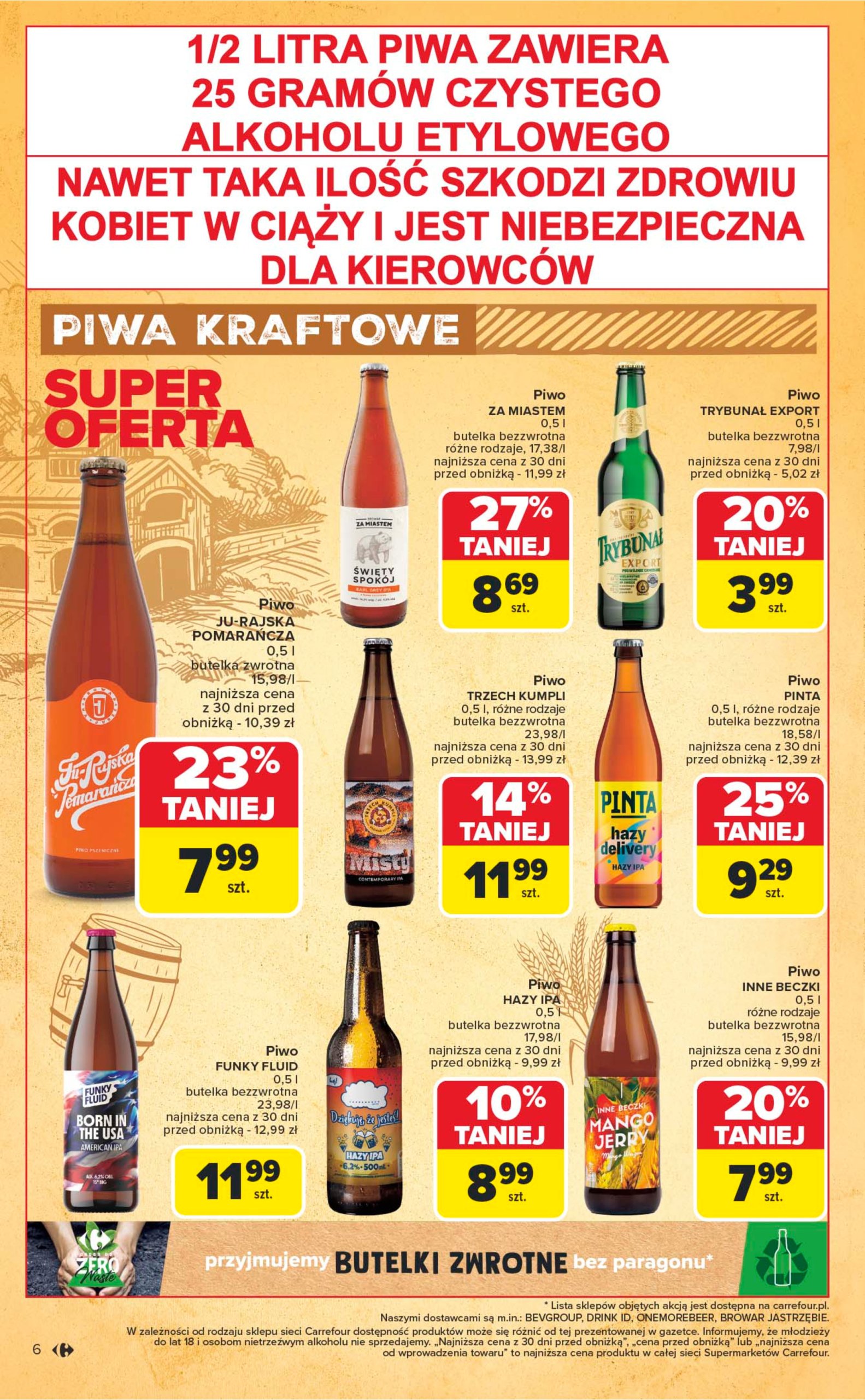 carrefour - Gazetka Carrefour Market - Festiwal piwa ważna od 16.06. - 29.06. - page: 6