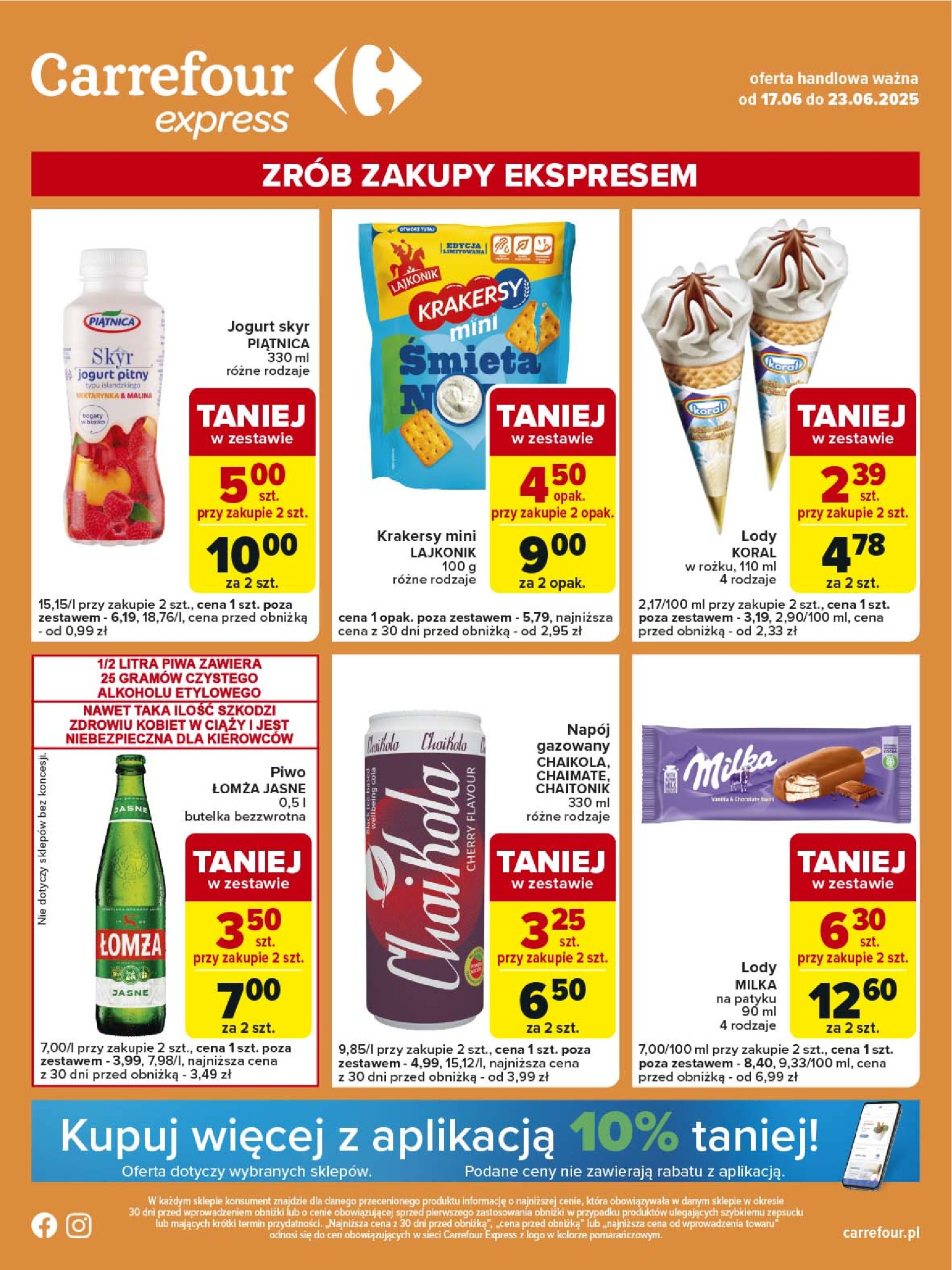 carrefour - Gazetka Carrefour - Express 1 ważna od 17.06. - 23.06.