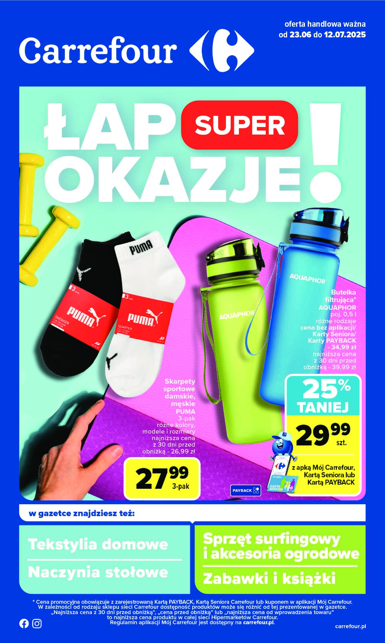 carrefour - Gazetka Carrefour - Łap super okazje! ważna od 23.06. - 12.07.