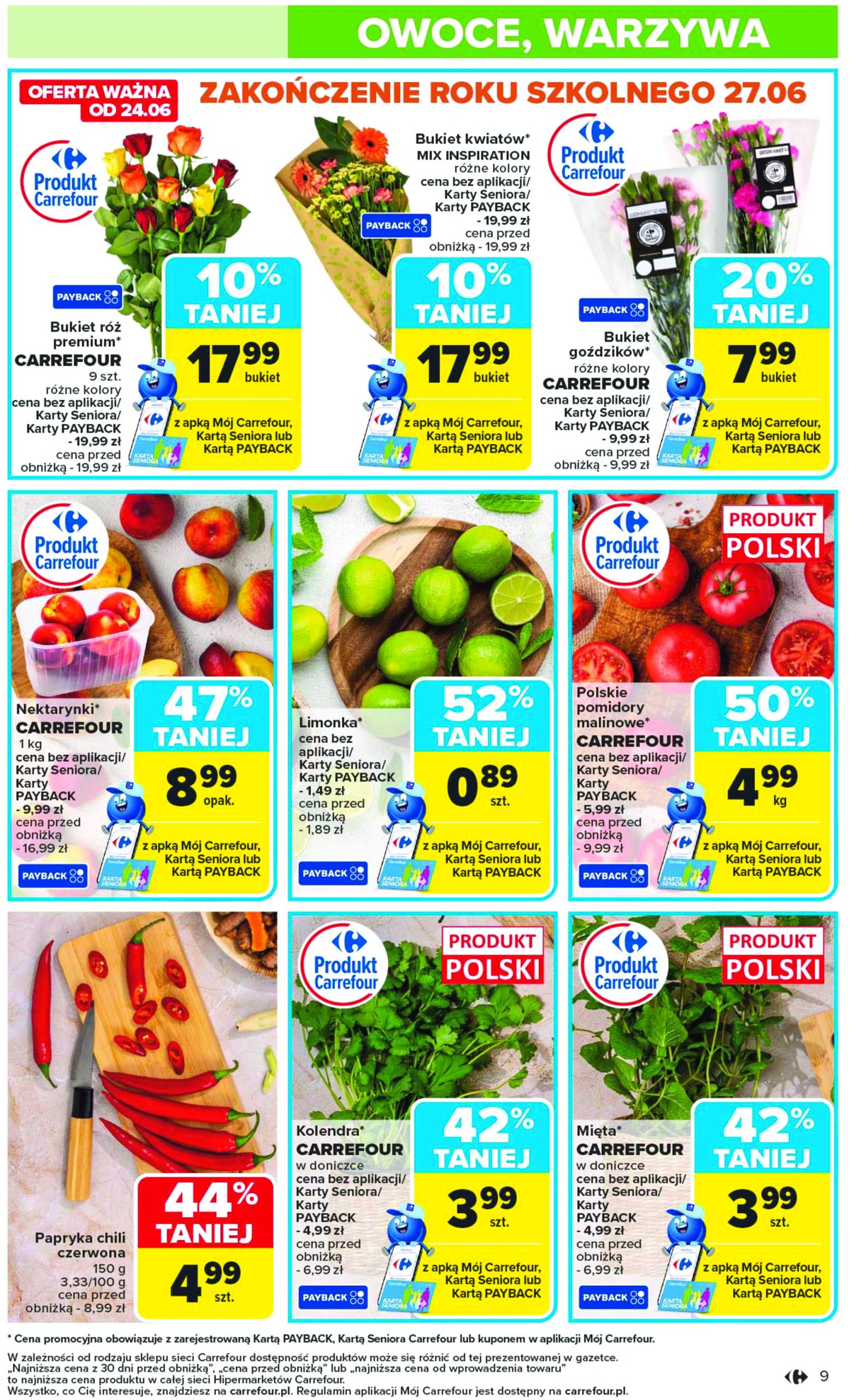 carrefour - Gazetka Carrefour - Twoje okazje Carrefour Poznań ważna od 23.06. - 29.06. - page: 9