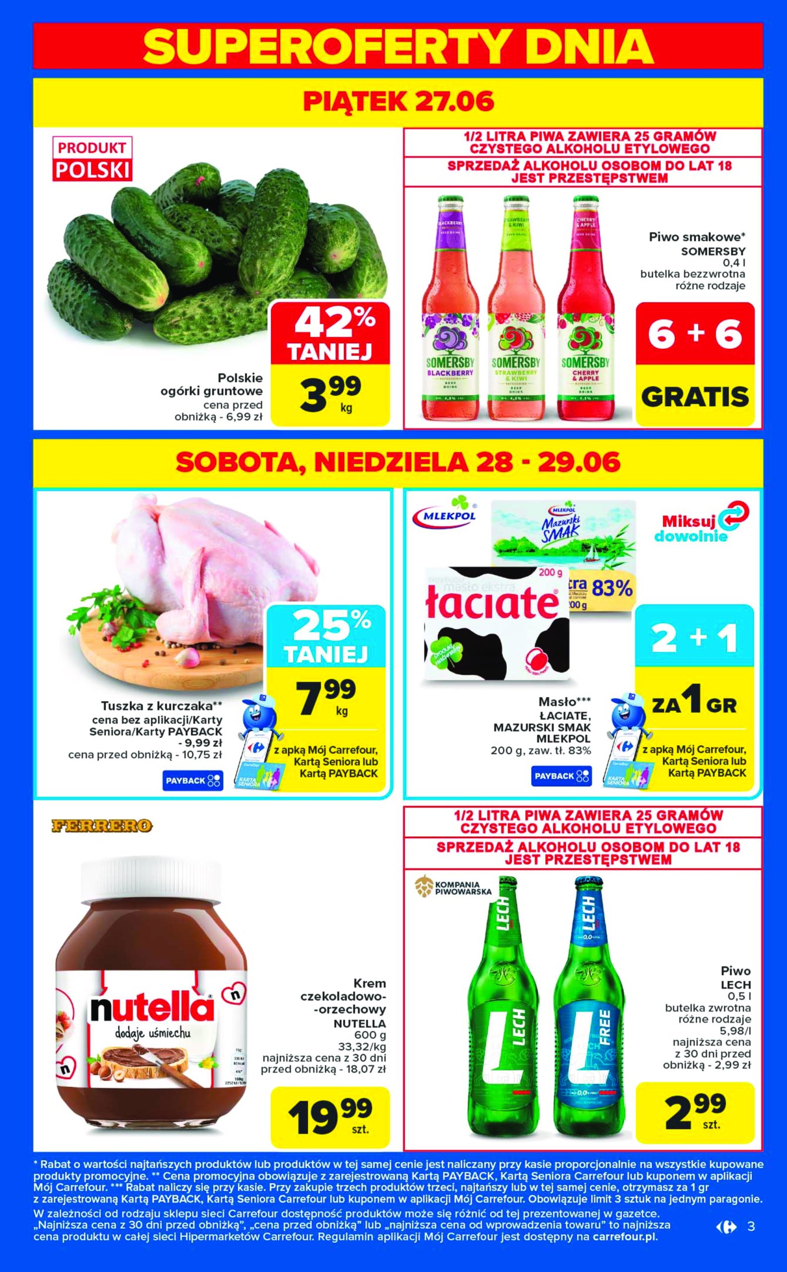 carrefour - Gazetka Carrefour - Twoje okazje Carrefour Poznań ważna od 23.06. - 29.06. - page: 3