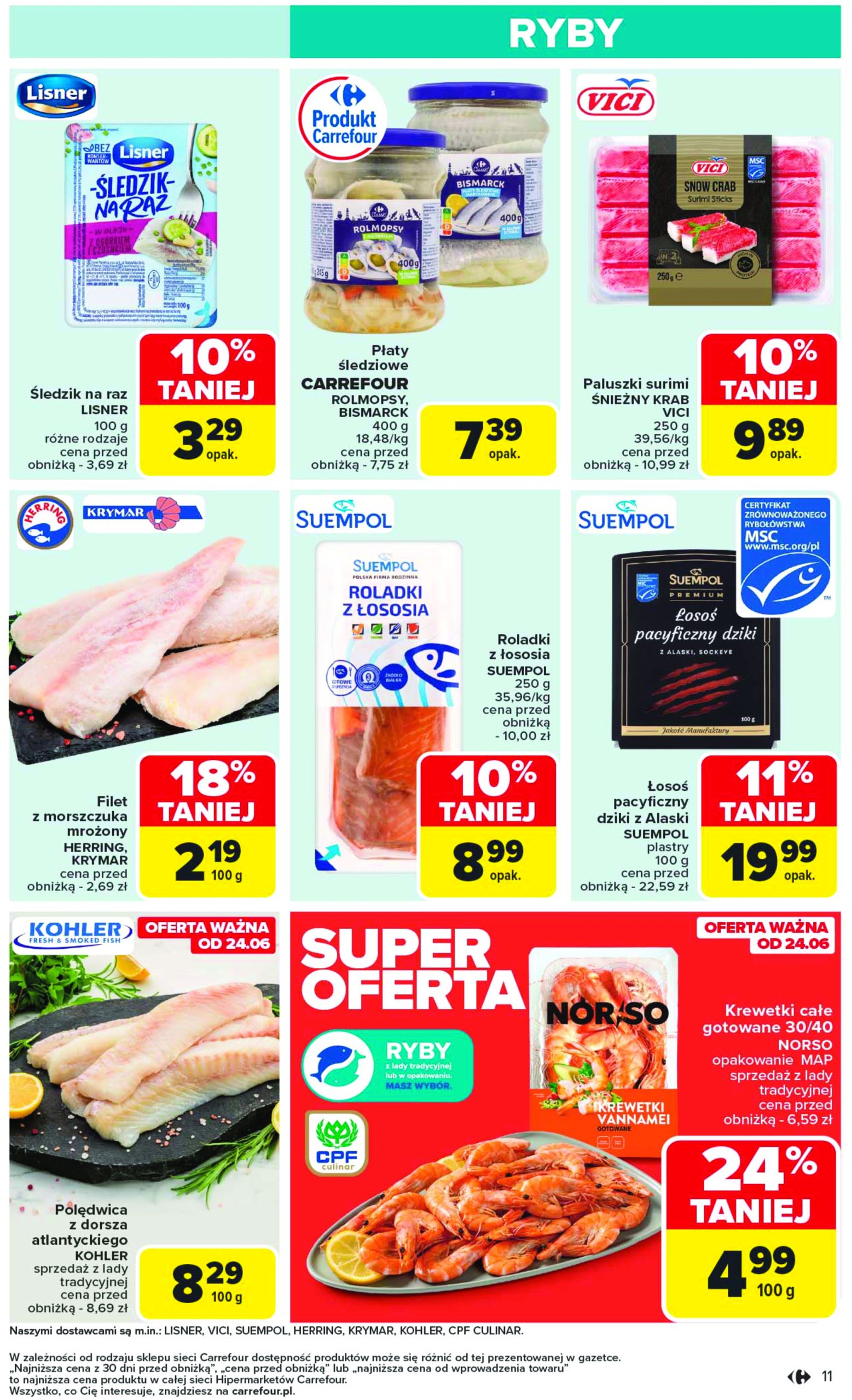 carrefour - Gazetka Carrefour - Twoje okazje Carrefour Poznań ważna od 23.06. - 29.06. - page: 11