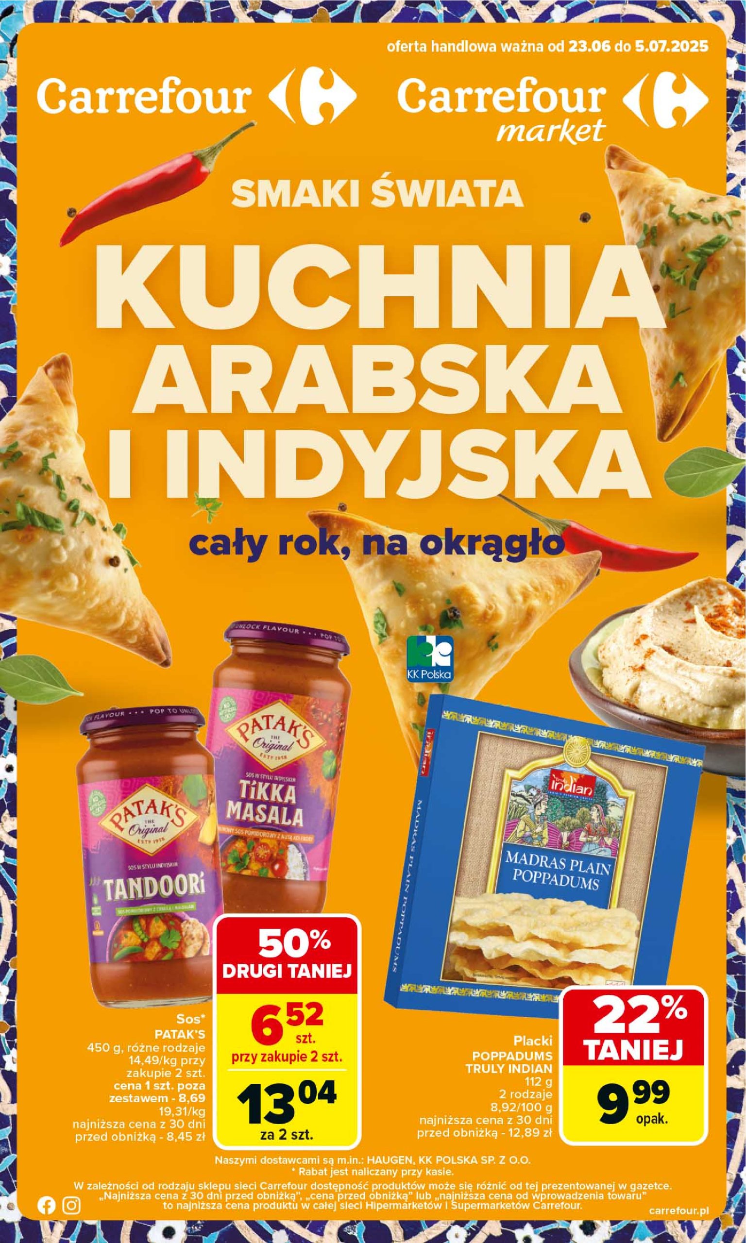 carrefour - Gazetka Carrefour - Smaki świata ważna od 23.06. - 05.07.