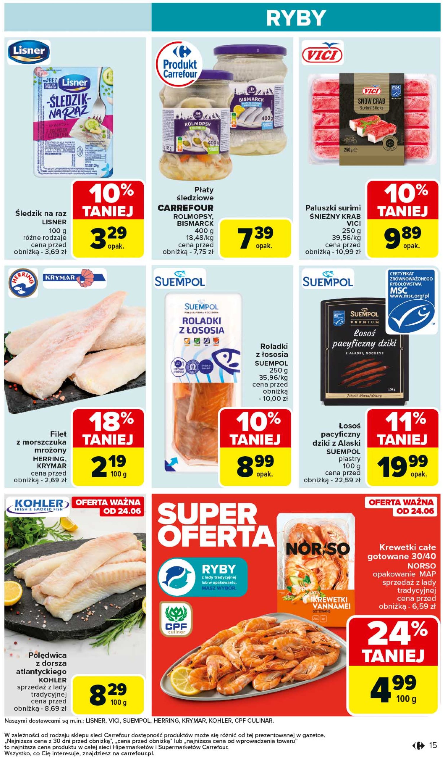 carrefour - Gazetka Carrefour ważna od 23.06. - 29.06. - page: 17 carrefour - Gazetka Carrefour ważna od 23.06. - 29.06. - page: 17