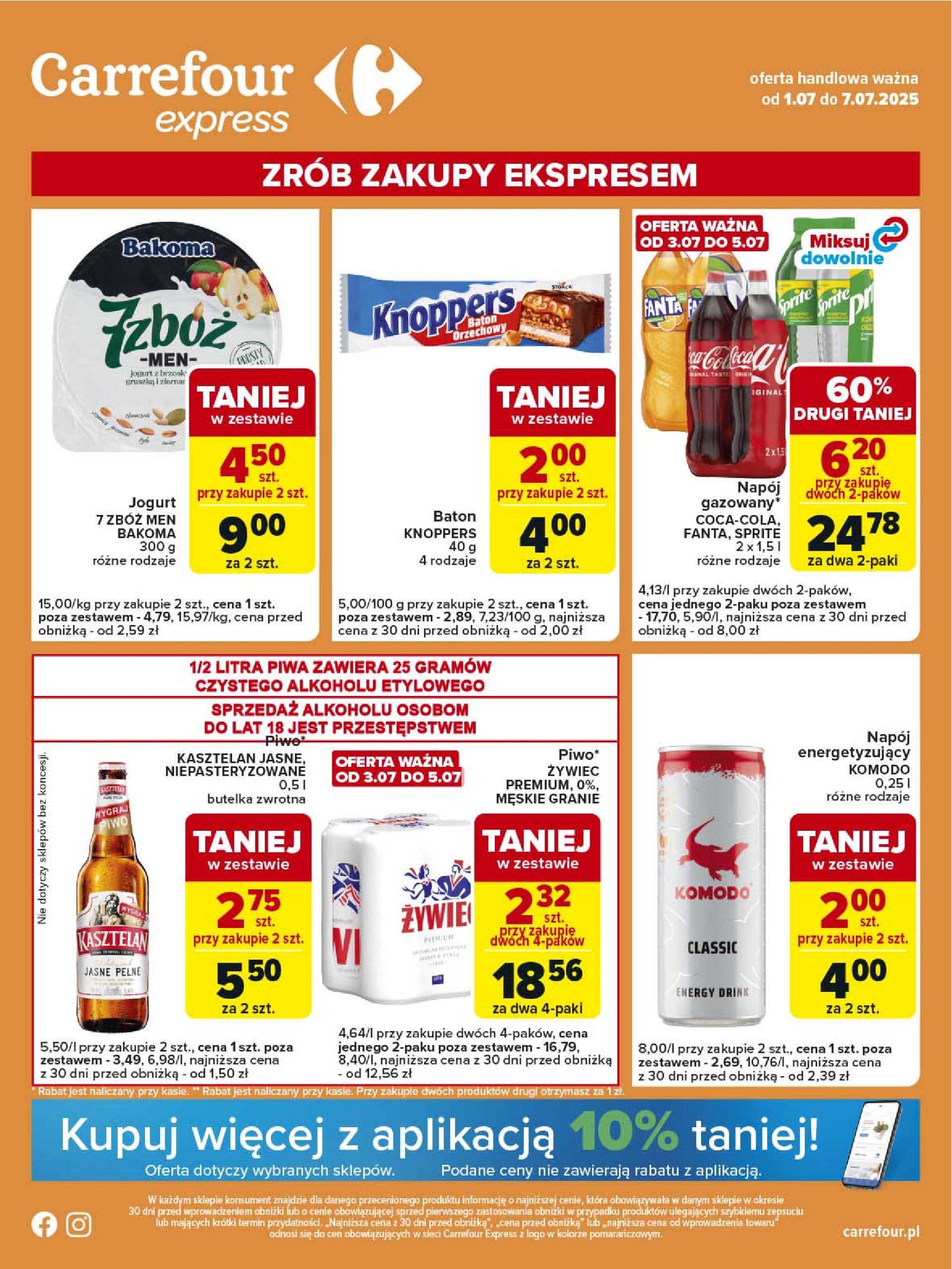 carrefour - Gazetka Carrefour - Express 1 ważna od 01.07. - 07.07.