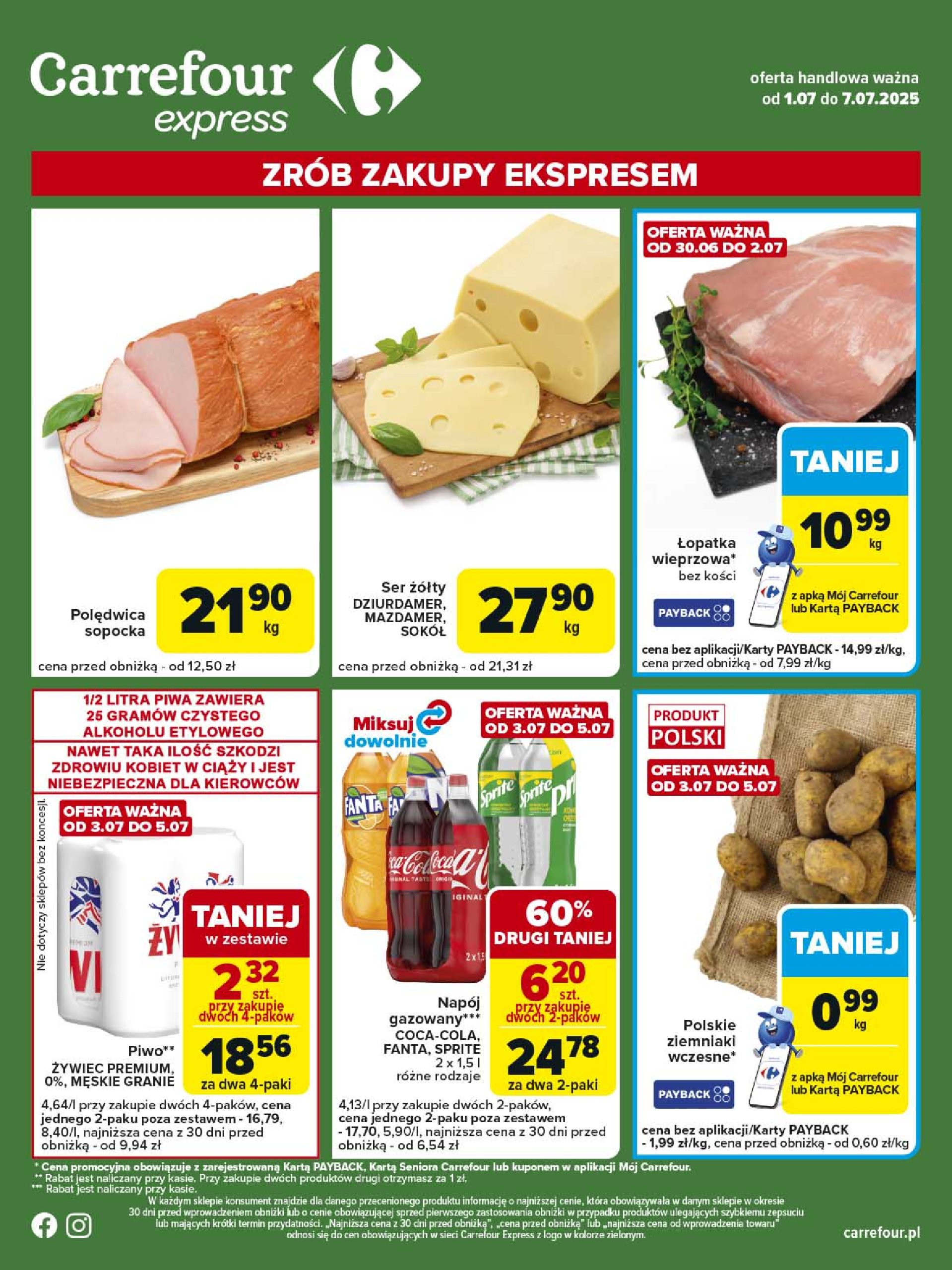 carrefour - Gazetka Carrefour - Express 2 ważna od 01.07. - 07.07.