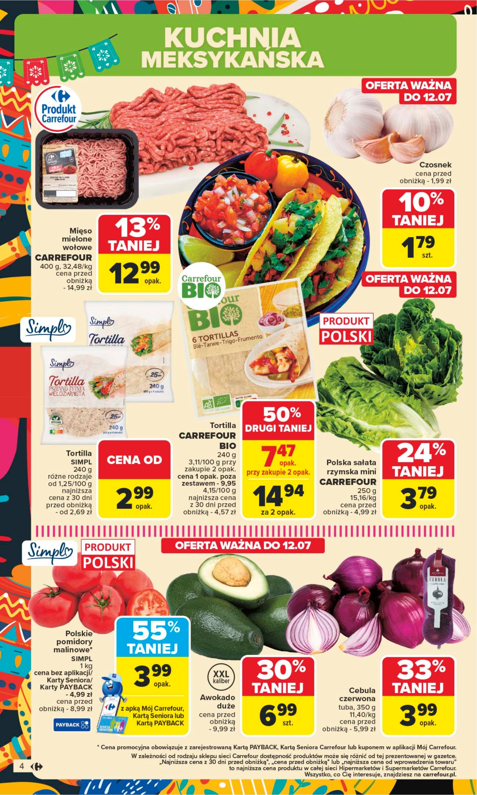 carrefour - Gazetka Carrefour - Kuchnia meksykańska ważna od 07.07. - 19.07. - page: 4