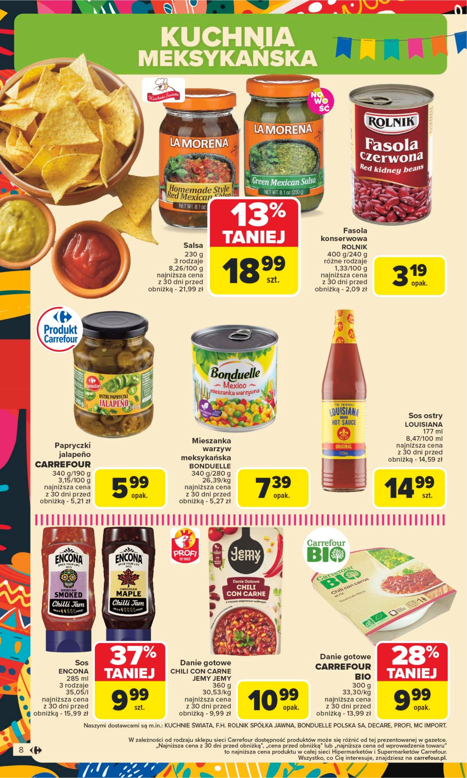 carrefour - Gazetka Carrefour - Kuchnia meksykańska ważna od 07.07. - 19.07. - page: 8