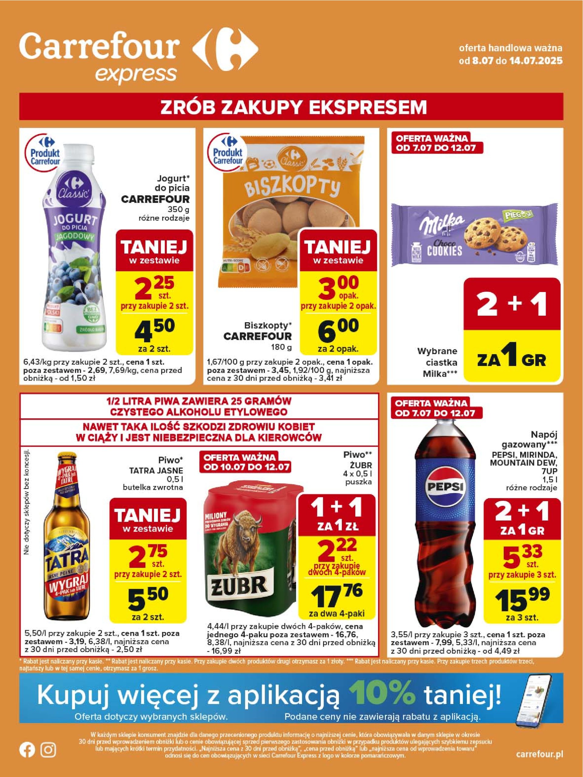 carrefour - Gazetka Carrefour - Express ważna od 08.07. - 14.07.
