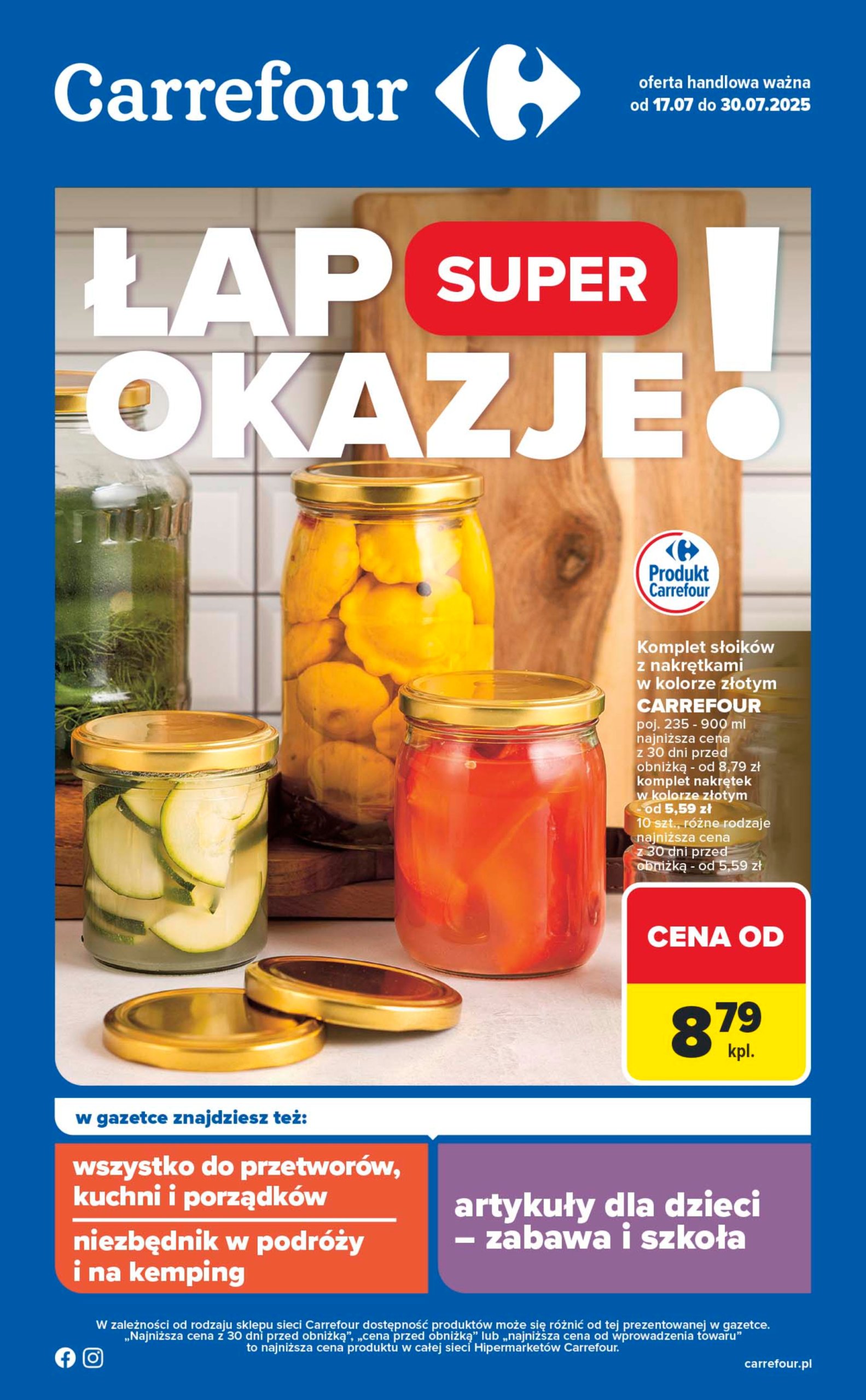 carrefour - Gazetka Carrefour - Łap okazje od czwartku! ważna od 17.07. - 30.07.