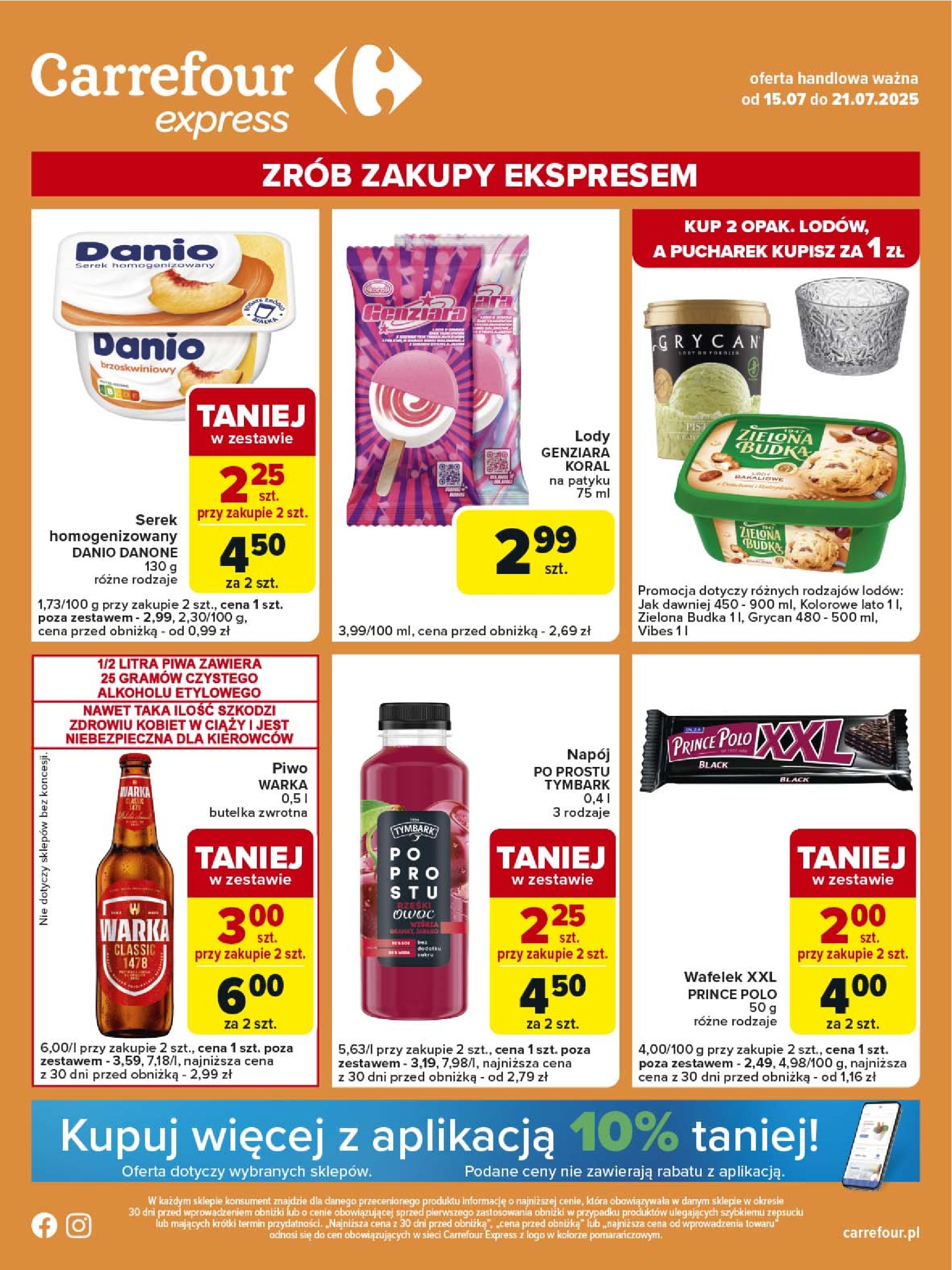 carrefour - Gazetka Carrefour - Express 1 ważna od 15.07. - 21.07.