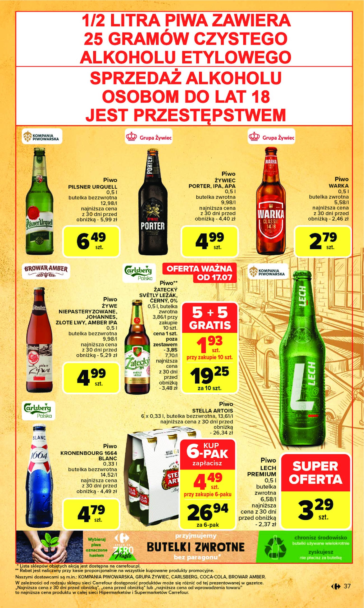 carrefour - Gazetka Carrefour ważna od 14.07. - 19.07. - page: 39 carrefour - Gazetka Carrefour ważna od 14.07. - 19.07. - page: 39