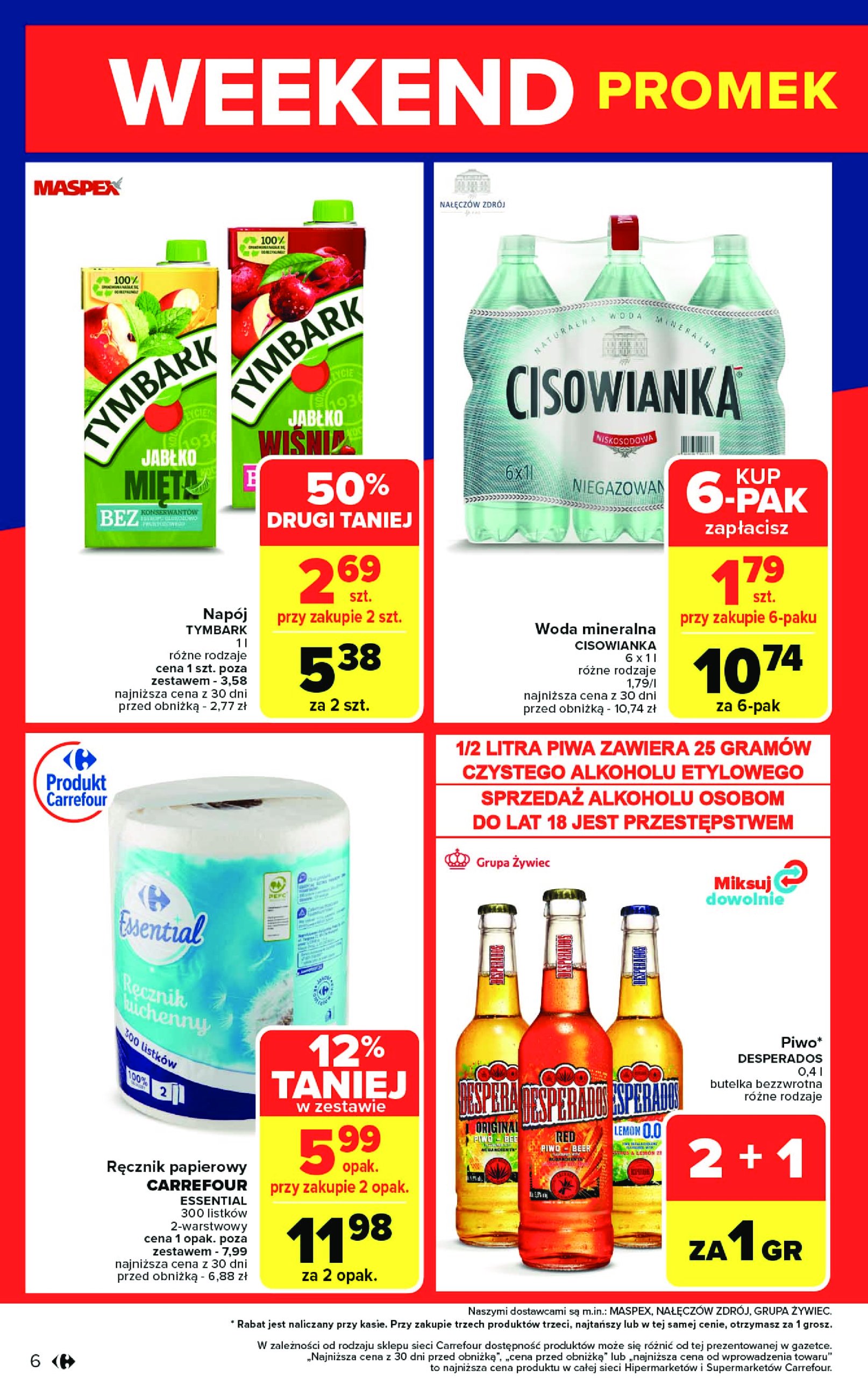 carrefour - Gazetka Carrefour - Gazetka Weekend ważna od 17.07. - 19.07. - page: 6