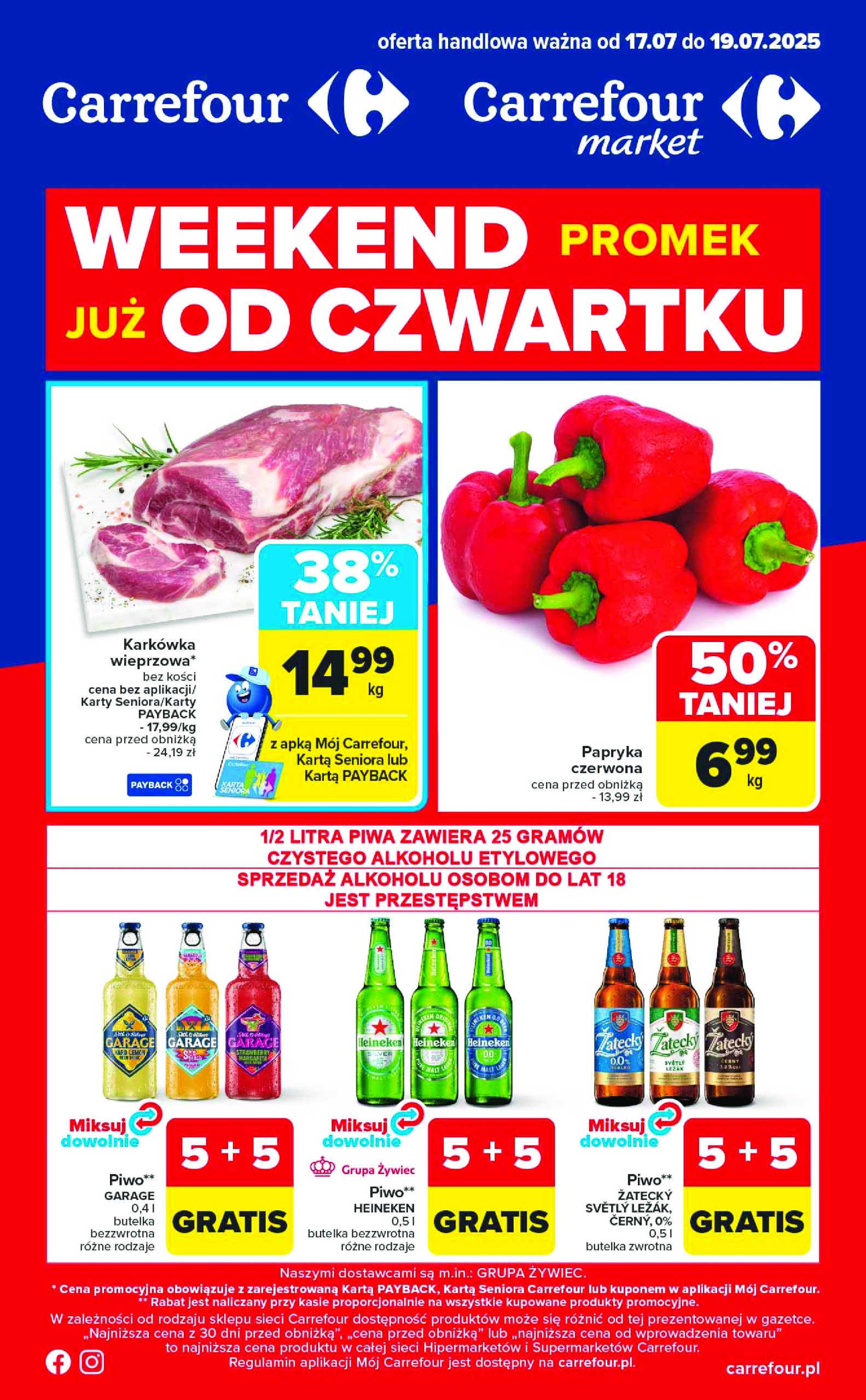 carrefour - Gazetka Carrefour - Gazetka Weekend ważna od 17.07. - 19.07.