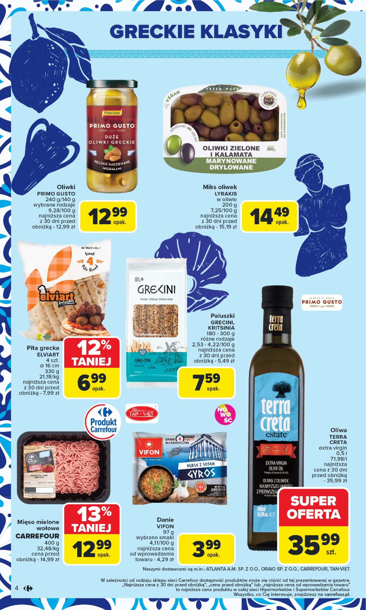 carrefour - Gazetka Carrefour - Kuchnia śródziemnomorska ważna od 21.07. - 02.08. - page: 4