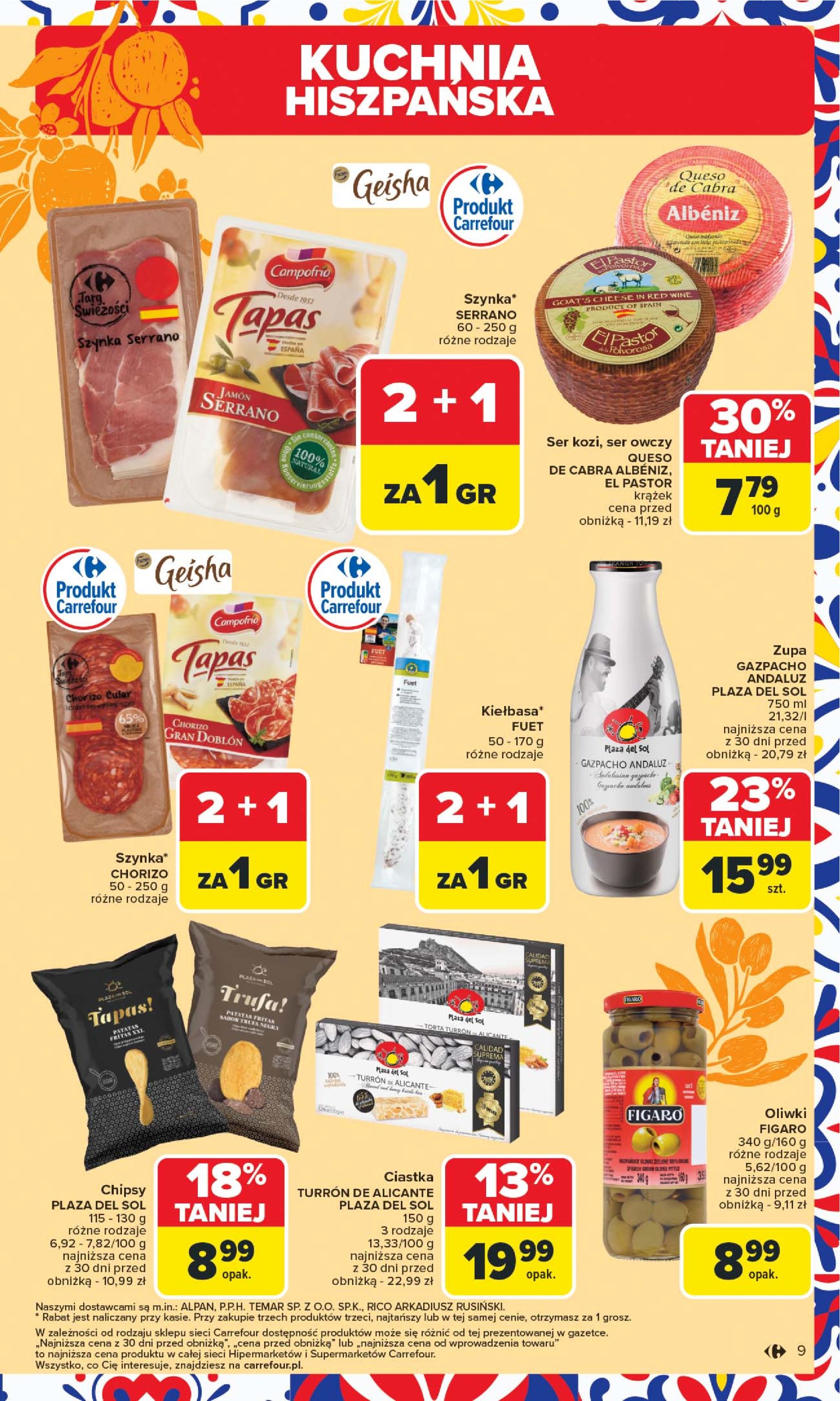 carrefour - Gazetka Carrefour - Kuchnia śródziemnomorska ważna od 21.07. - 02.08. - page: 9