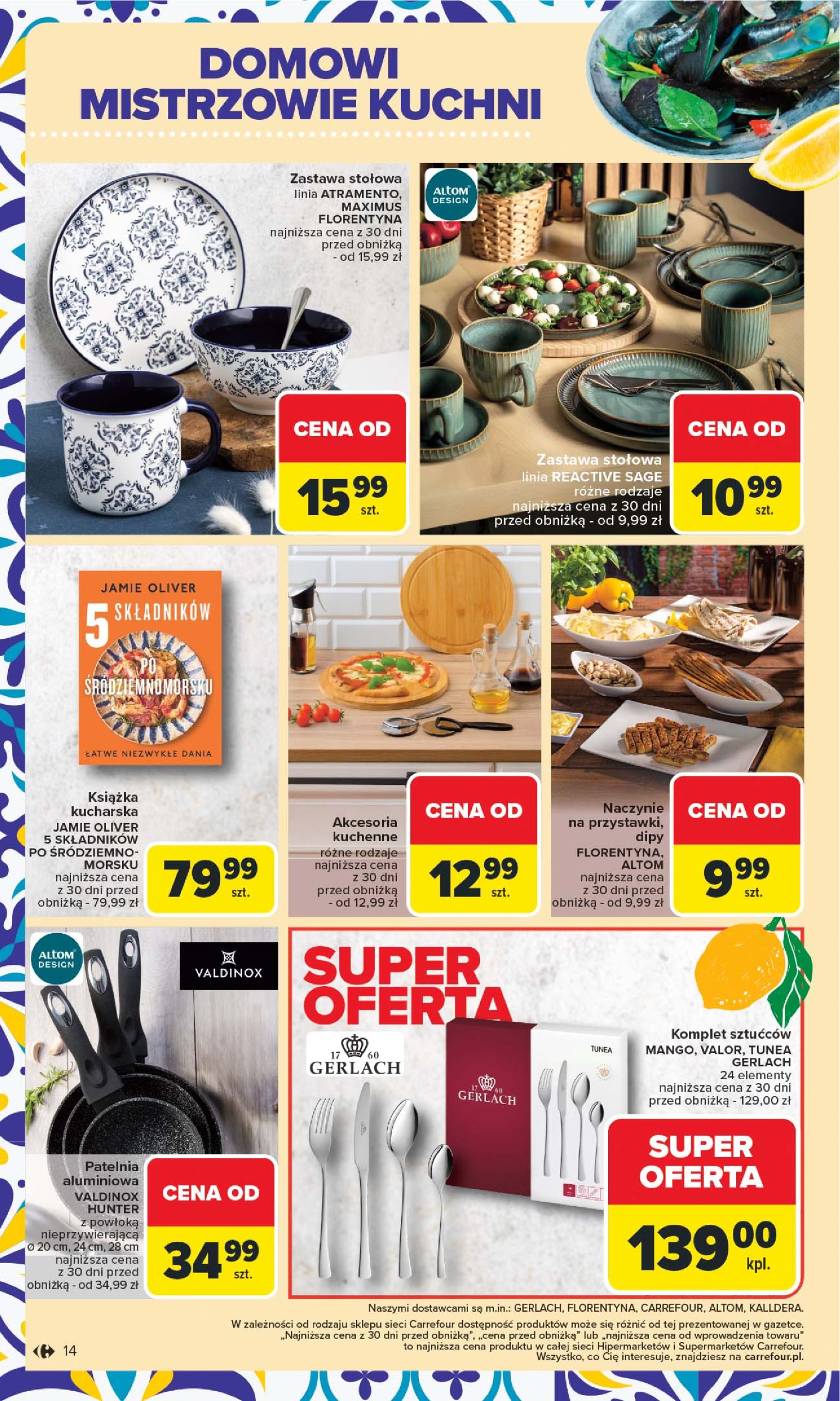 carrefour - Gazetka Carrefour - Kuchnia śródziemnomorska ważna od 21.07. - 02.08. - page: 14