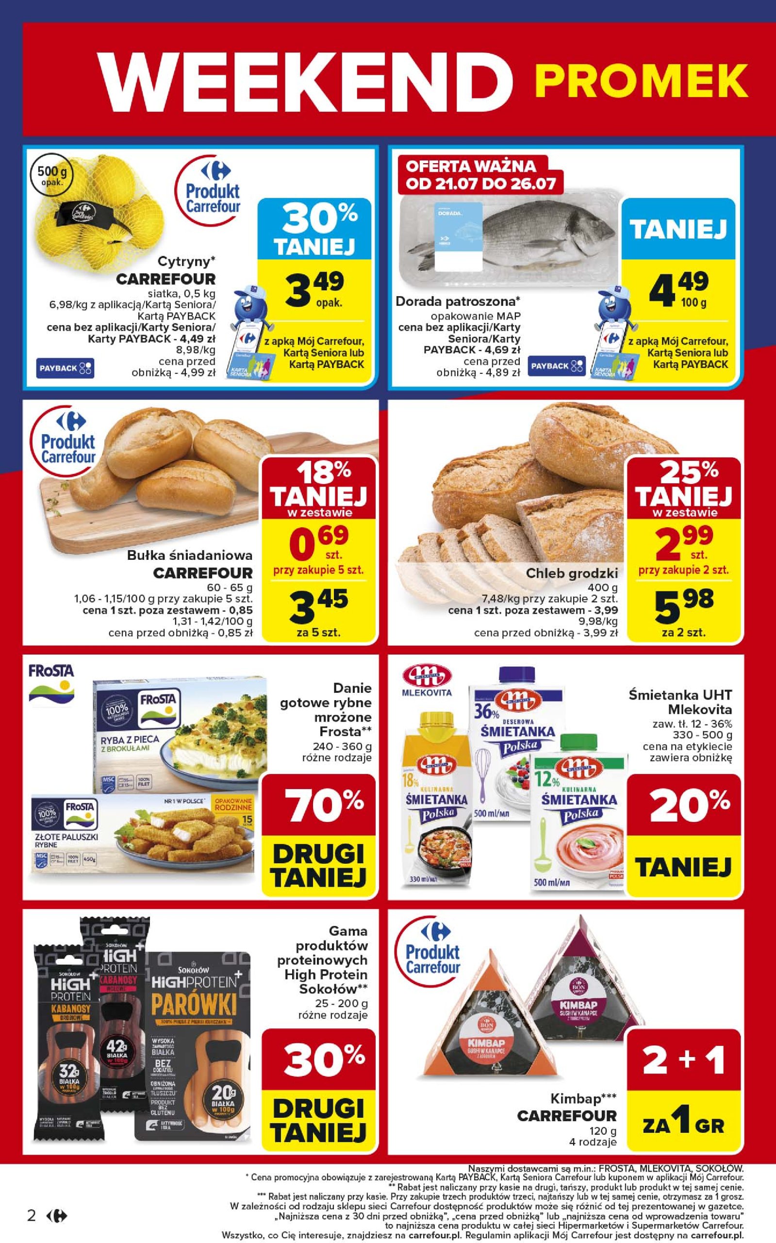carrefour - Gazetka Carrefour - Weekend promek już od czwartku! ważna od 24.07. - 26.07. - page: 2