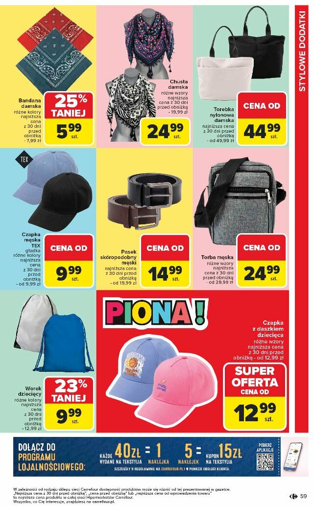 carrefour - Gazetka Carrefour - Szkoła nowy sezon ważna od 28.07. - 13.09. - page: 59