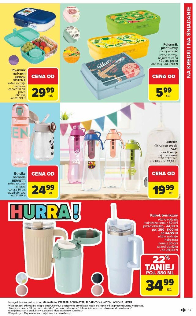 carrefour - Gazetka Carrefour - Szkoła nowy sezon ważna od 28.07. - 13.09. - page: 37