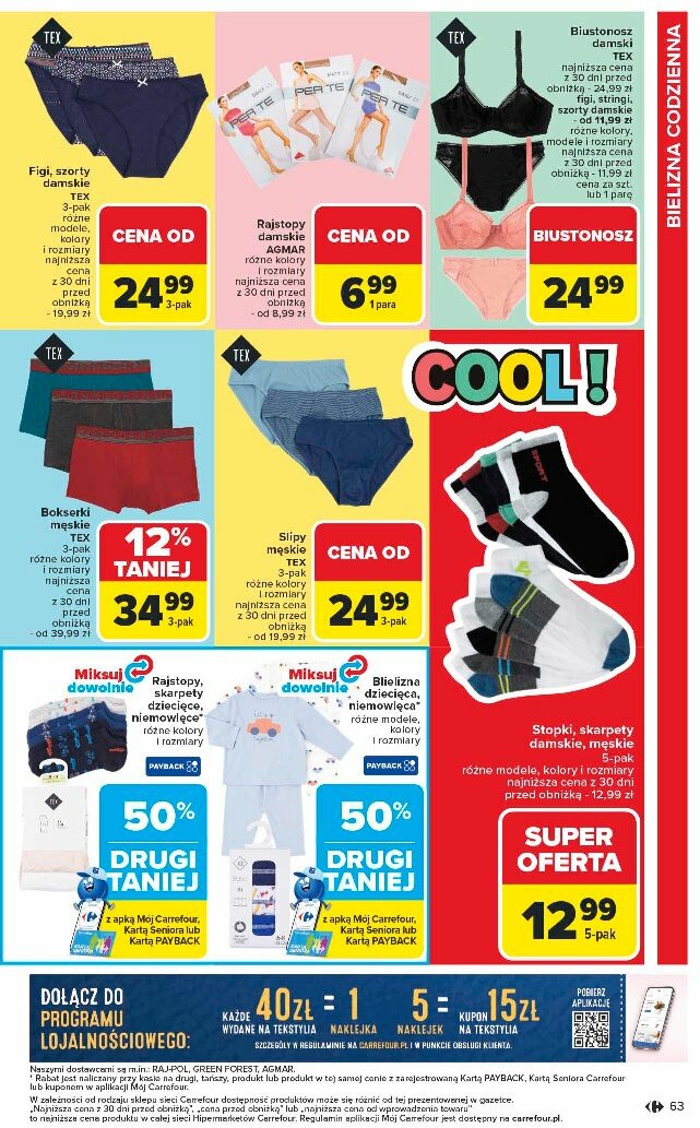 carrefour - Gazetka Carrefour - Szkoła nowy sezon ważna od 28.07. - 13.09. - page: 63