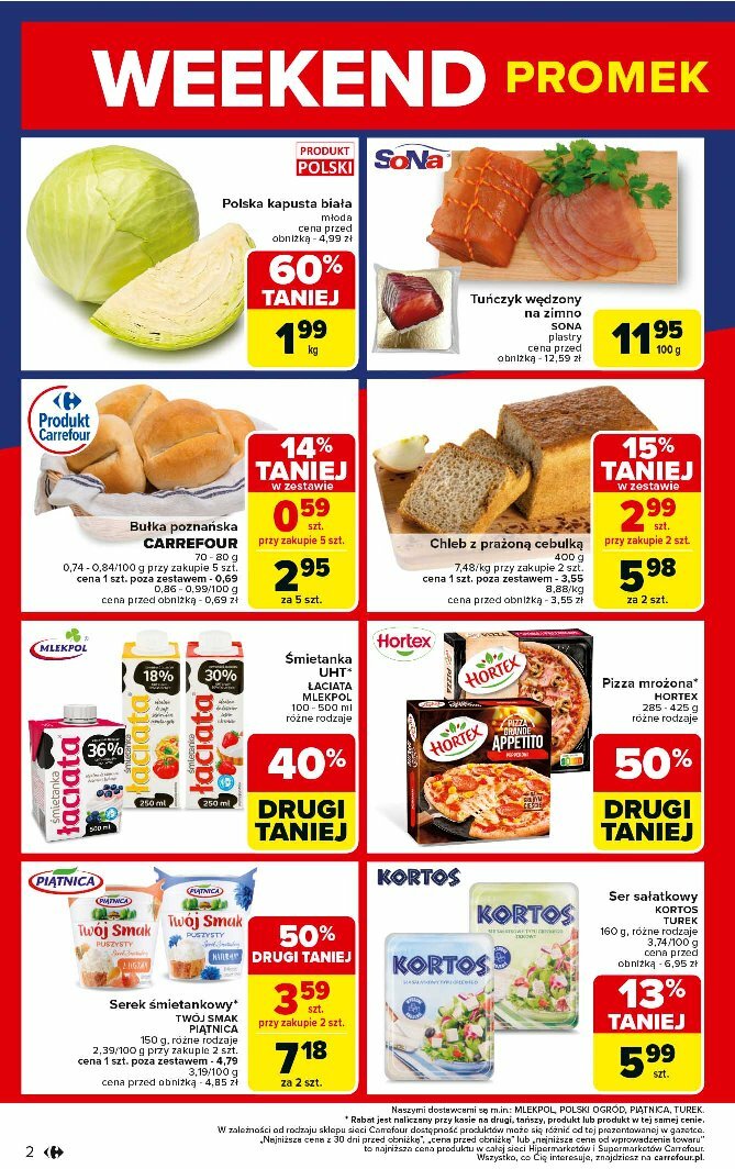 carrefour - Gazetka Carrefour - Weekend promek już od czwartku! - ważna od 07.08. do 09.08. - page: 2