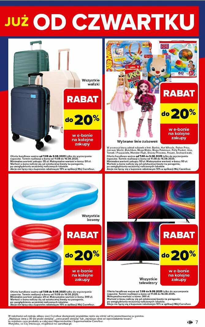carrefour - Gazetka Carrefour - Weekend promek już od czwartku! - ważna od 07.08. do 09.08. - page: 7