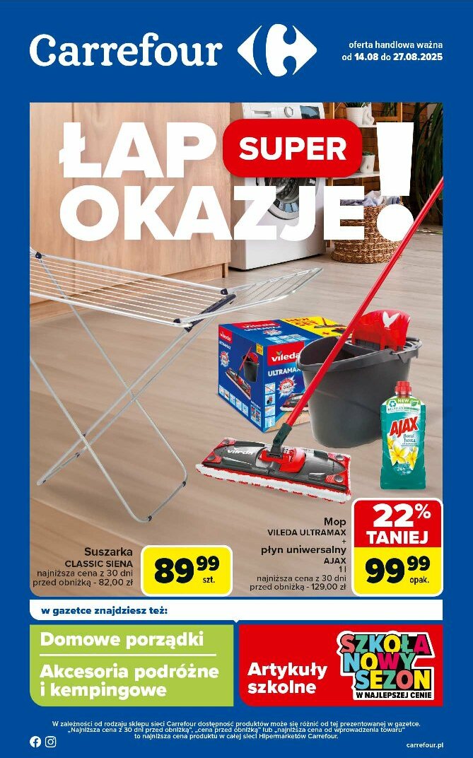 carrefour - Gazetka Carrefour - Łap super okazje od czwartku ! - ważna od 14.08. do 27.08.