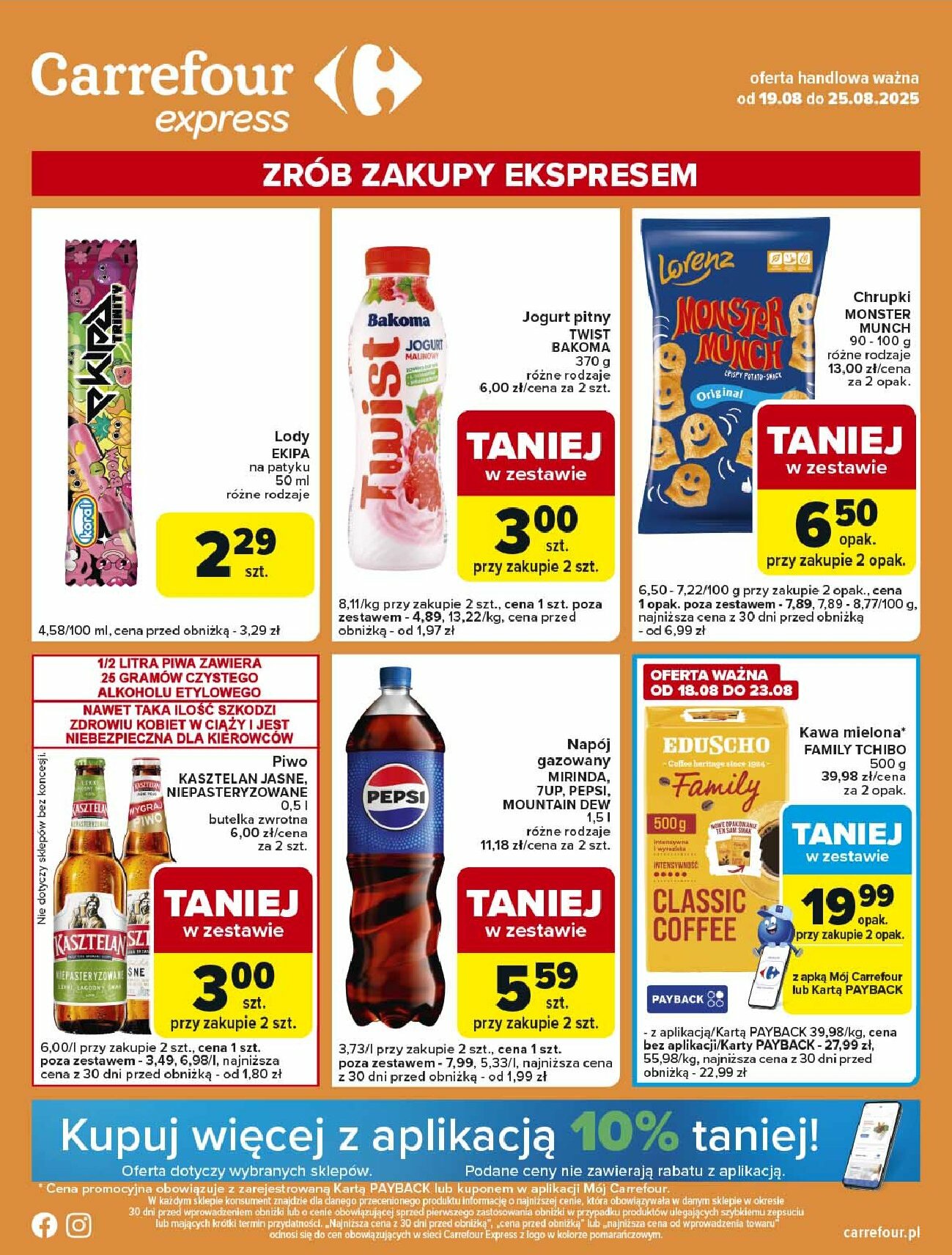 carrefour - Gazetka Carrefour - Express 1 - ważna od 19.08. do 25.08.