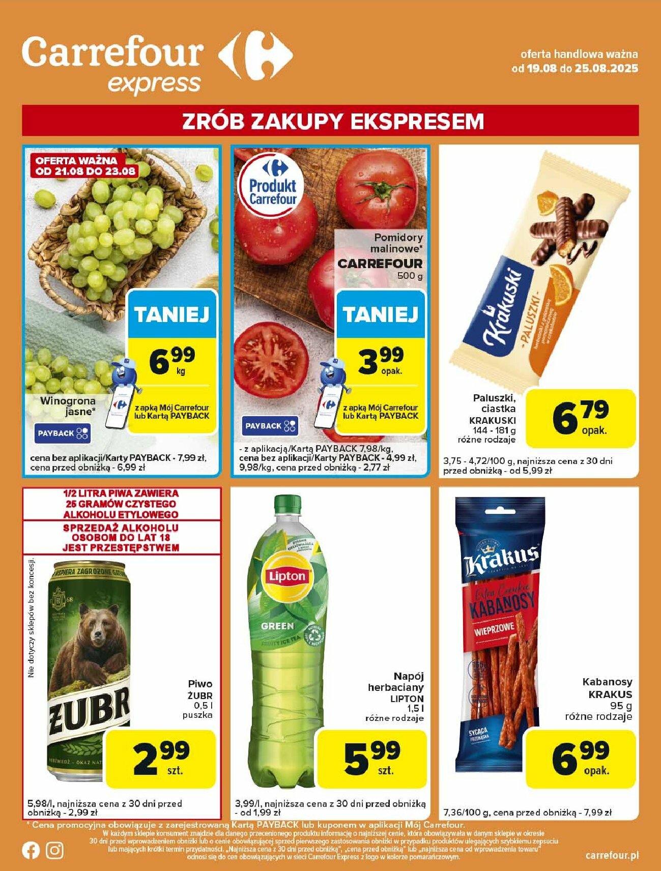 carrefour - Gazetka Carrefour - Express 1 - ważna od 19.08. do 25.08. - page: 2