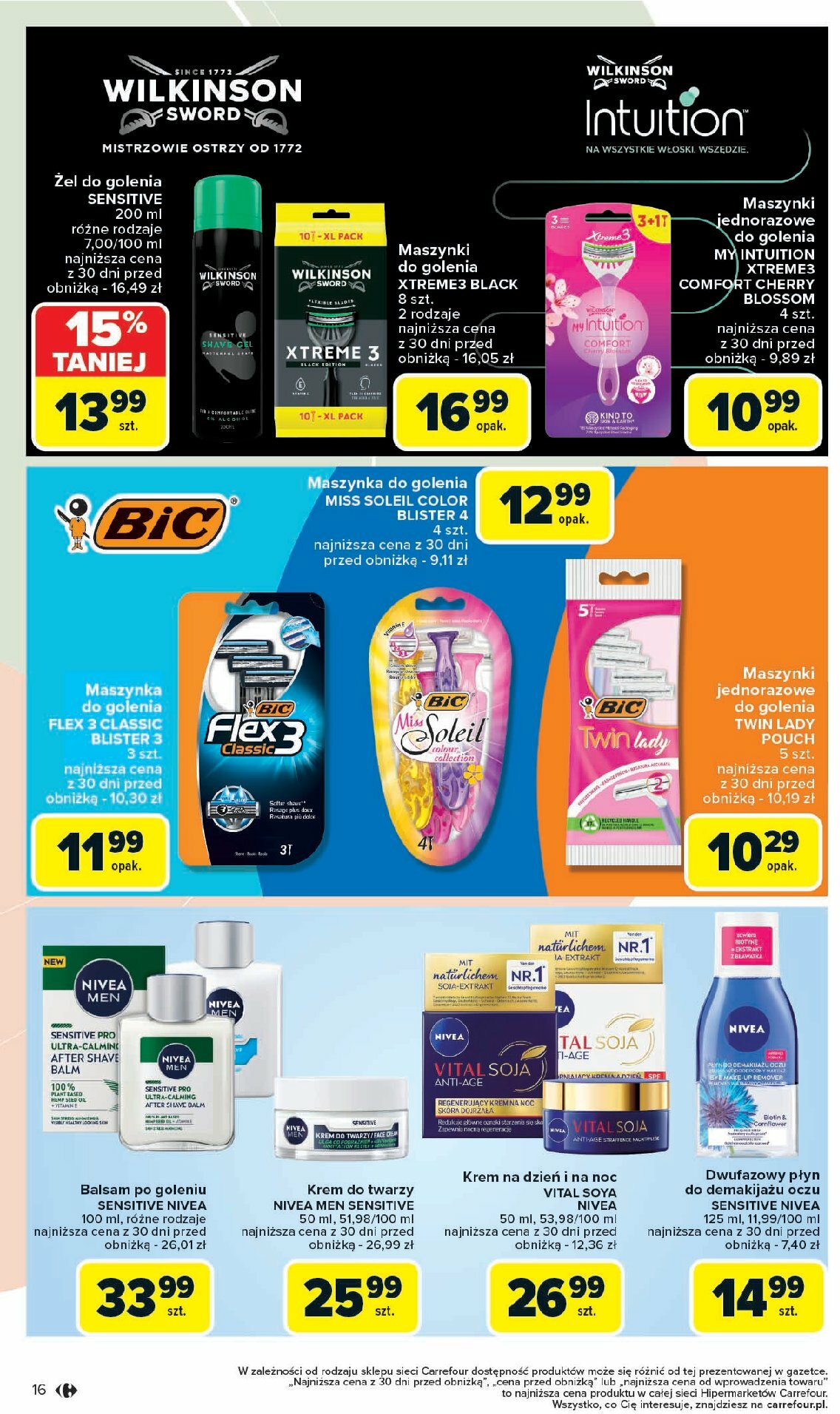 carrefour - Gazetka Carrefour - Zadbać o siebie - ważna od 18.08. do 31.08. - page: 16