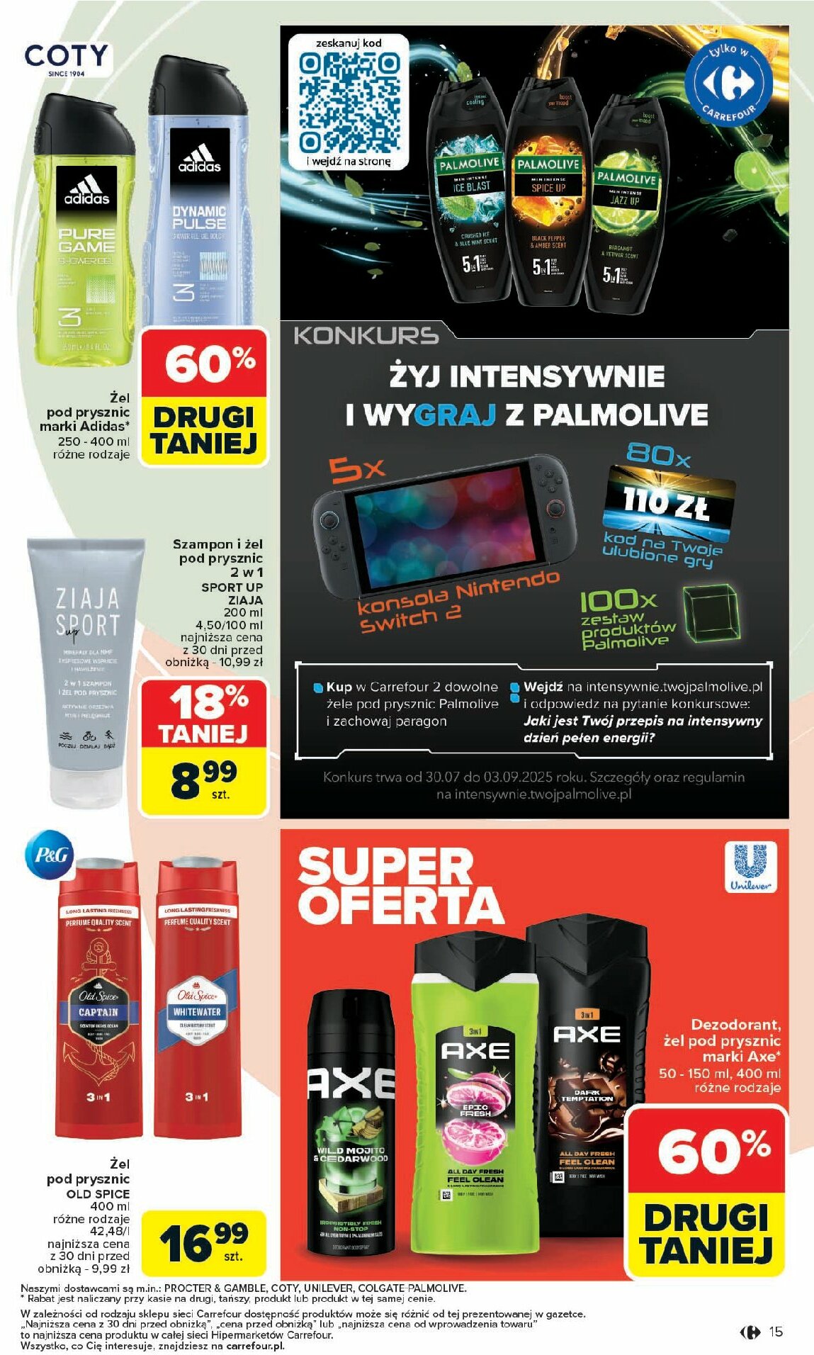 carrefour - Gazetka Carrefour - Zadbać o siebie - ważna od 18.08. do 31.08. - page: 15