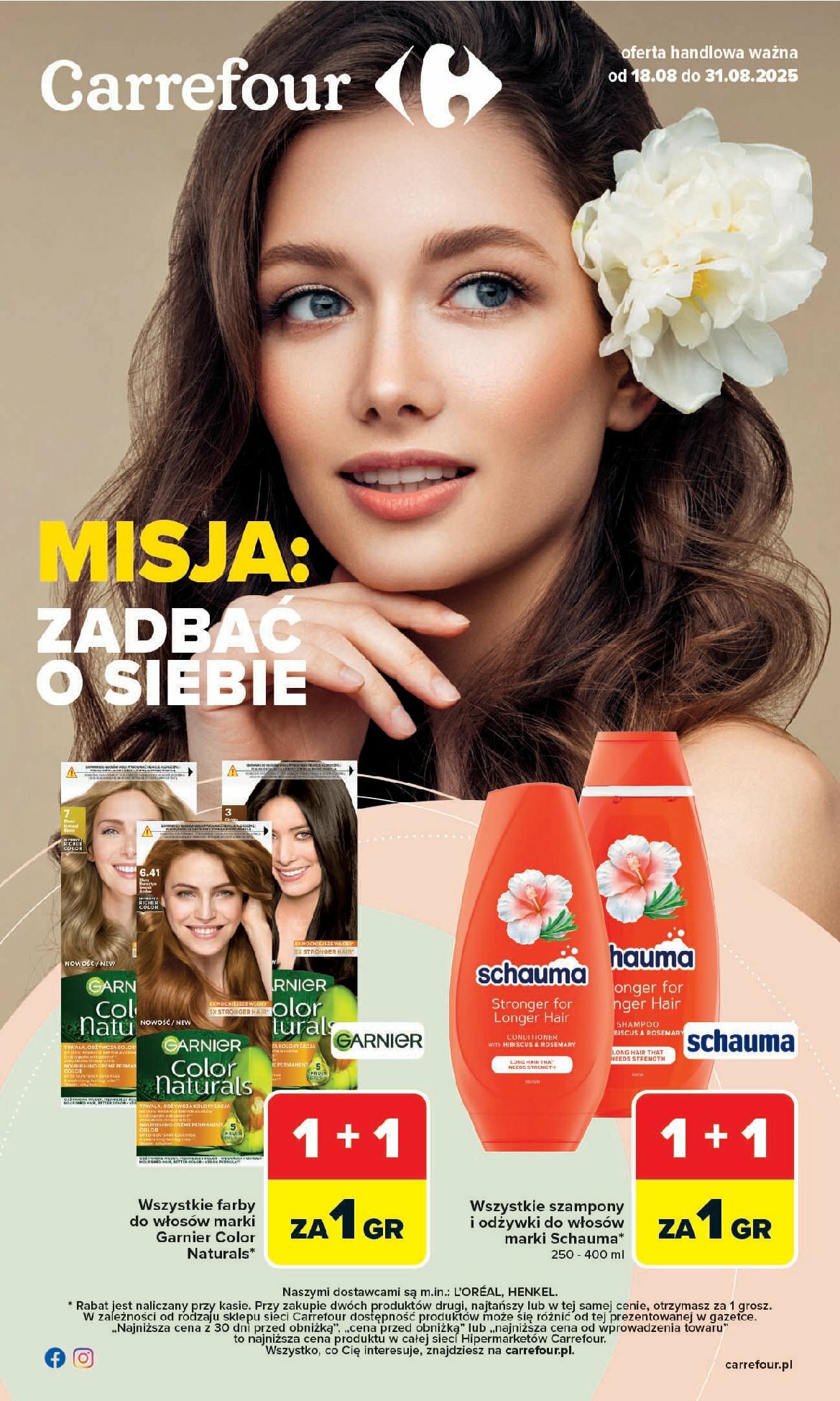 carrefour - Gazetka Carrefour - Zadbać o siebie - ważna od 18.08. do 31.08.