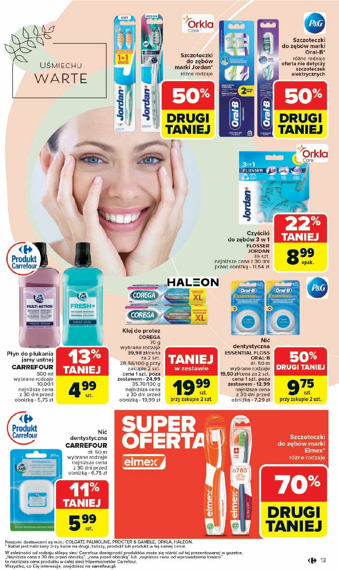 carrefour - Gazetka Carrefour - Zadbać o siebie - ważna od 18.08. do 31.08. - page: 13