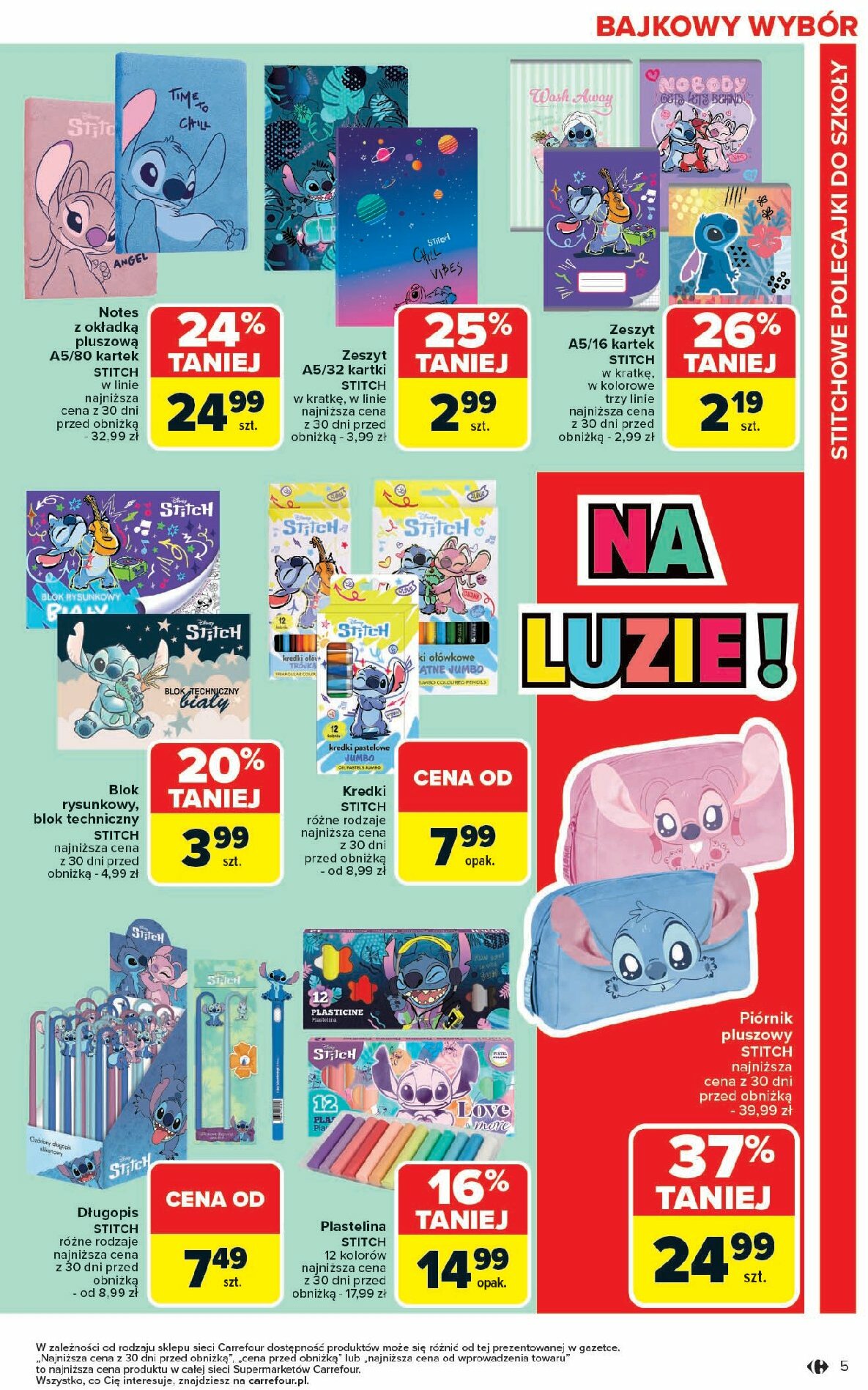 carrefour - Gazetka Carrefour Market - Szkoła nowy sezon - ważna od 18.08. do 13.09. - page: 5