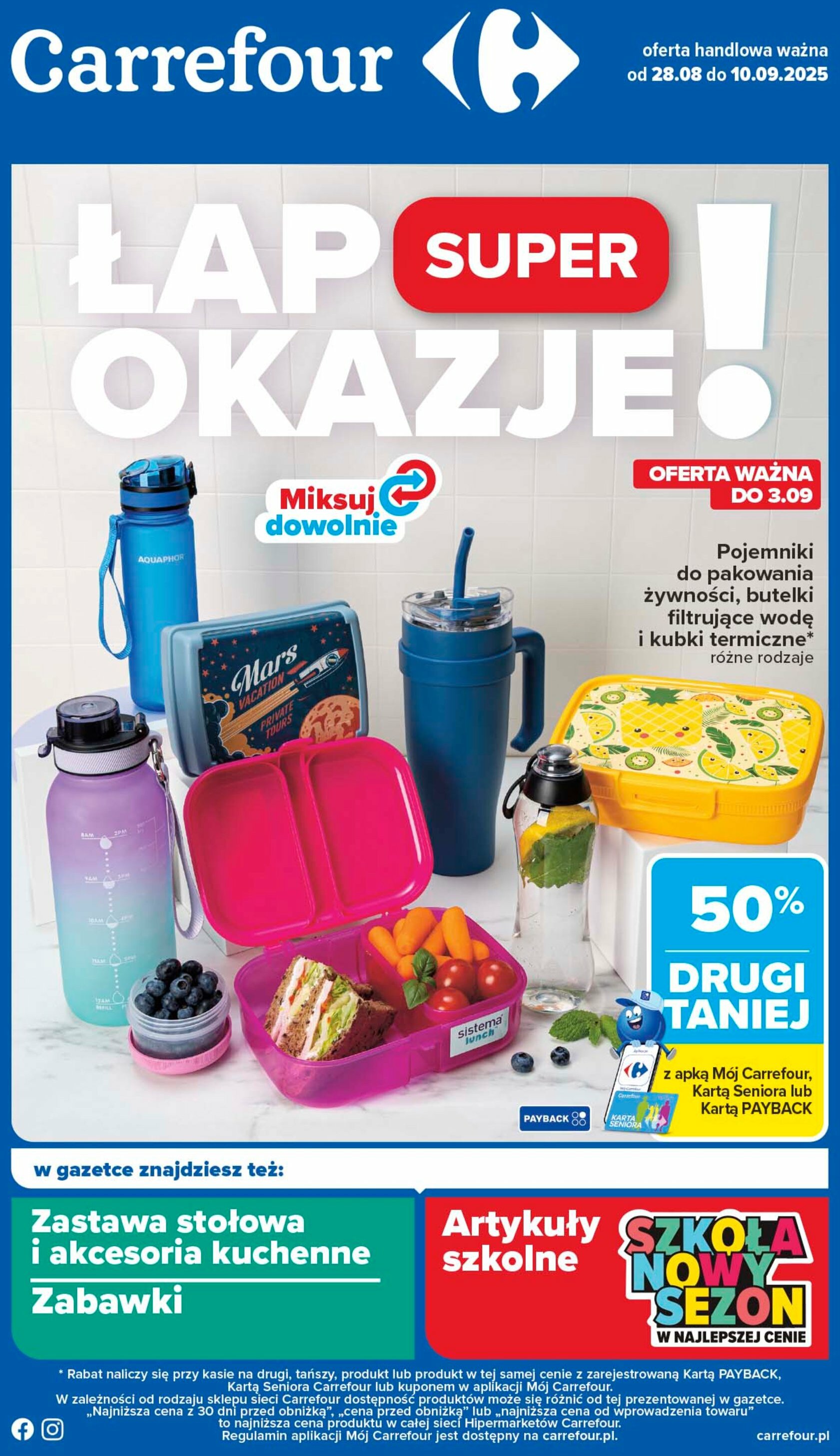 carrefour - Gazetka Carrefour - Łap super okazje od czwartku! - ważna od 28.08. do 10.09.