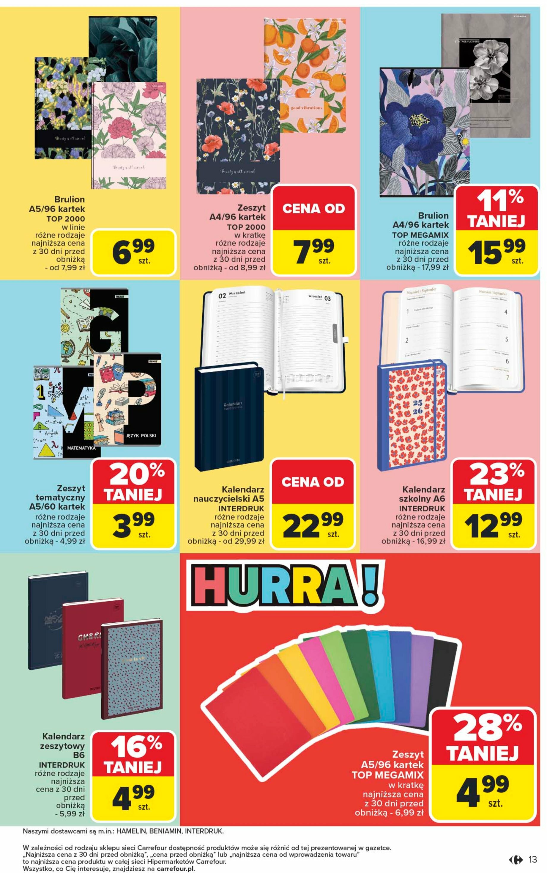 carrefour - Gazetka Carrefour - Łap super okazje od czwartku! - ważna od 28.08. do 10.09. - page: 13
