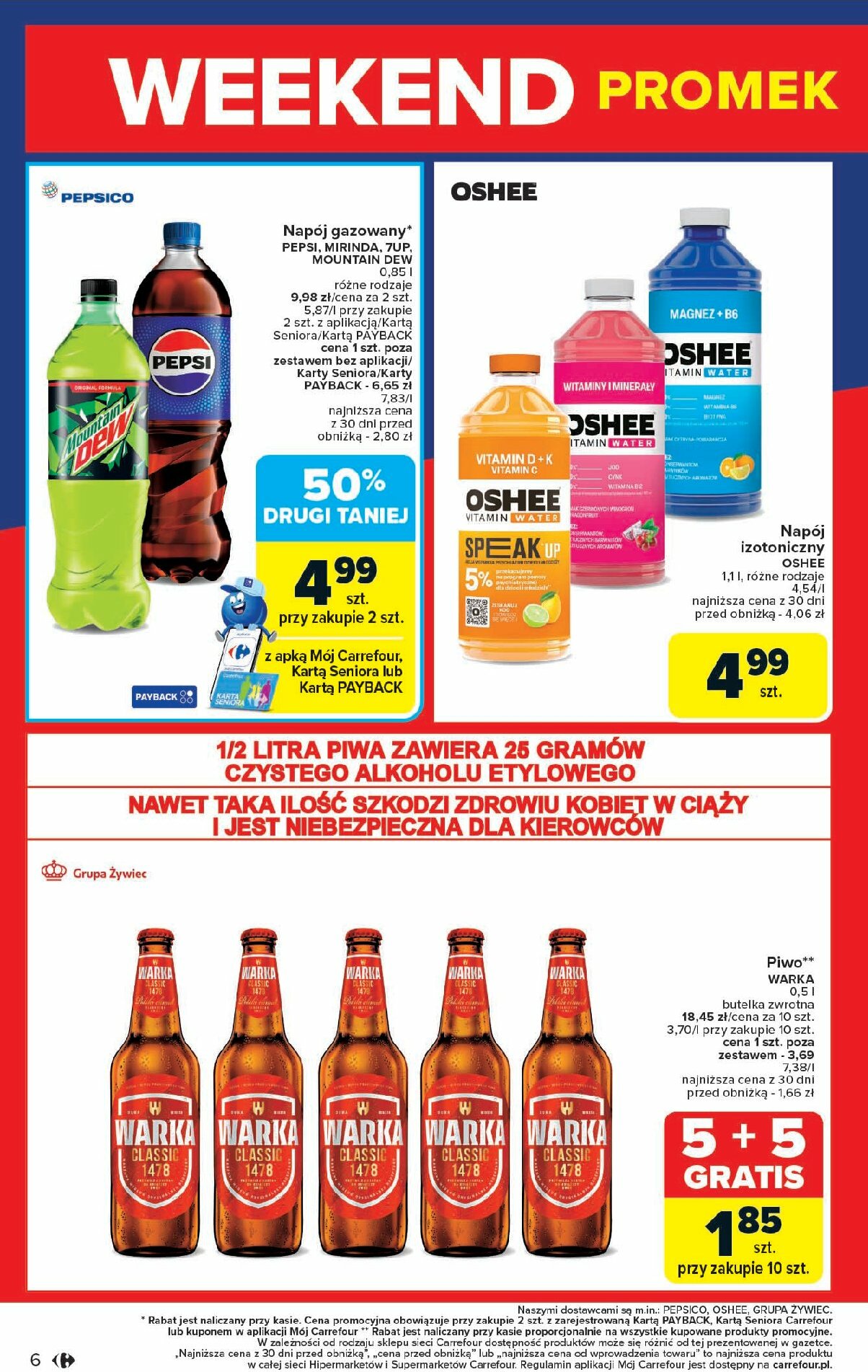 carrefour - Gazetka Carrefour - Weekend promek już od czwartku! - ważna od 28.08. do 31.08. - page: 6