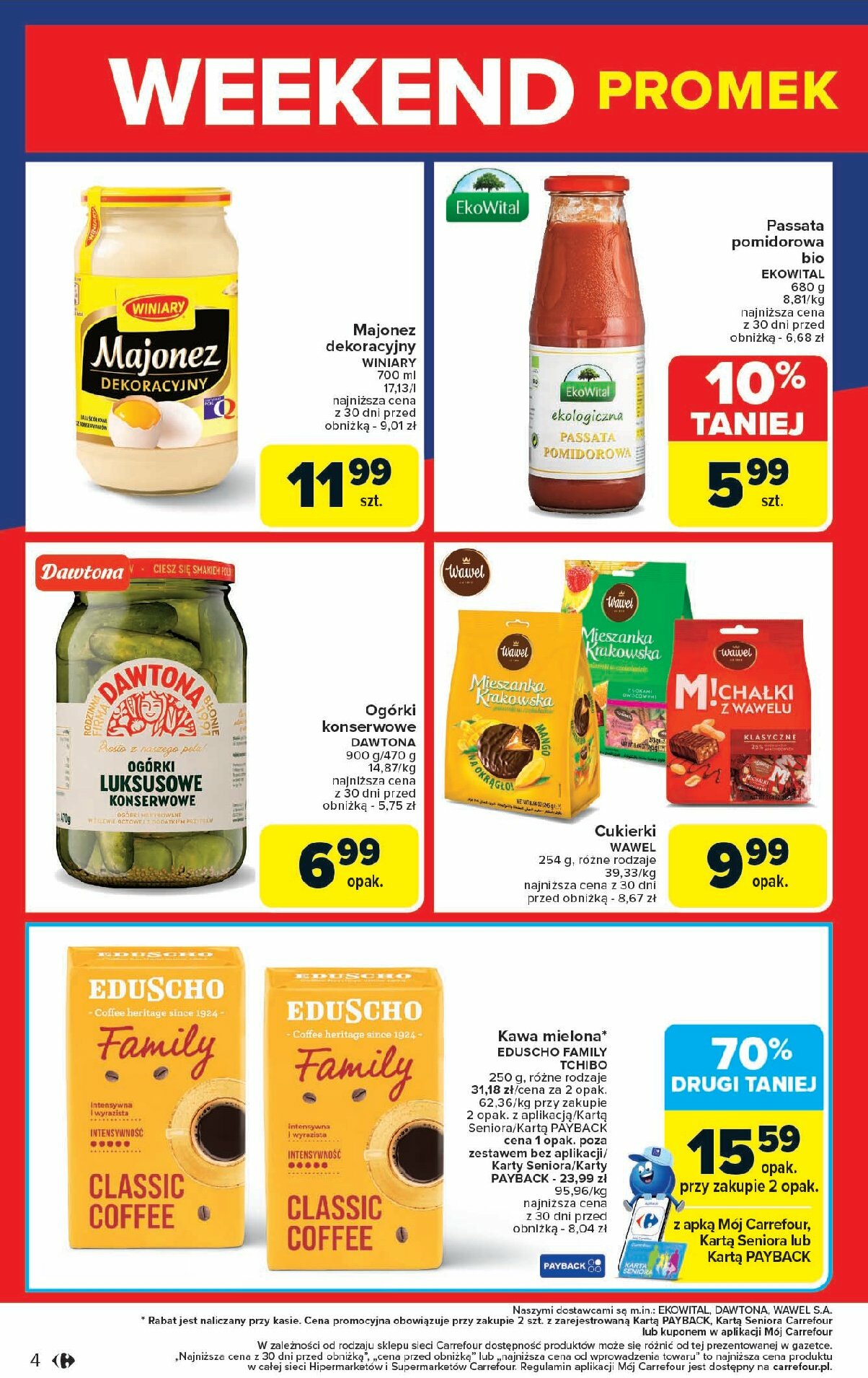 carrefour - Gazetka Carrefour - Weekend promek już od czwartku! - ważna od 28.08. do 31.08. - page: 4